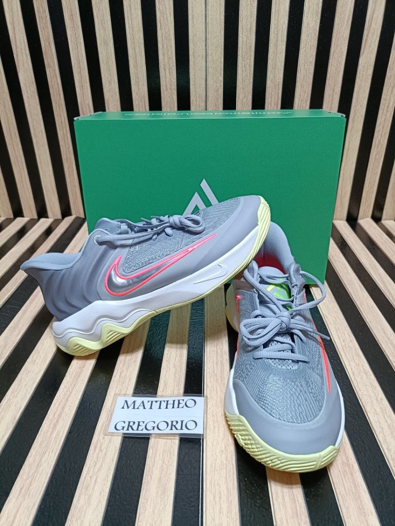 Giannis Immortality 4 EP (Wolf grey/metallic silver) (Category: Sneakers) located in Manila. Submitted by supermat (Listing ID 1419521442, Image 1). Description: BRAND NEW 200% ORIGINAL BELOW RETAIL PRICE (4,295) Size 7 / 7.5 / 8 / 8.5 / 9 / 9.5 / 10 / 10.5 / 11 / 12.