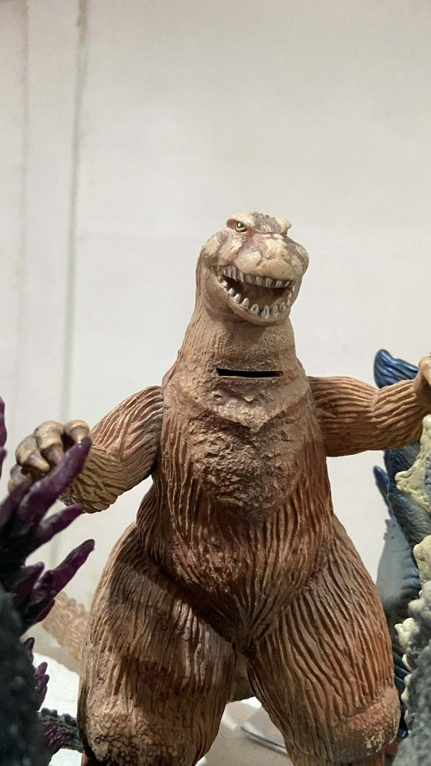 Godzilla Toy Figures Collection (Category: Figurines & Statues) located in Manila. Submitted by baloycollections2023 (Listing ID 1419554915, Image 2). Description: - Godzilla toy figure collection - Includes various Godzilla figures in different poses and colors - Features a Japanese doll and other small figures - Perfect for collectors and Godzilla fans - Ideal for display.