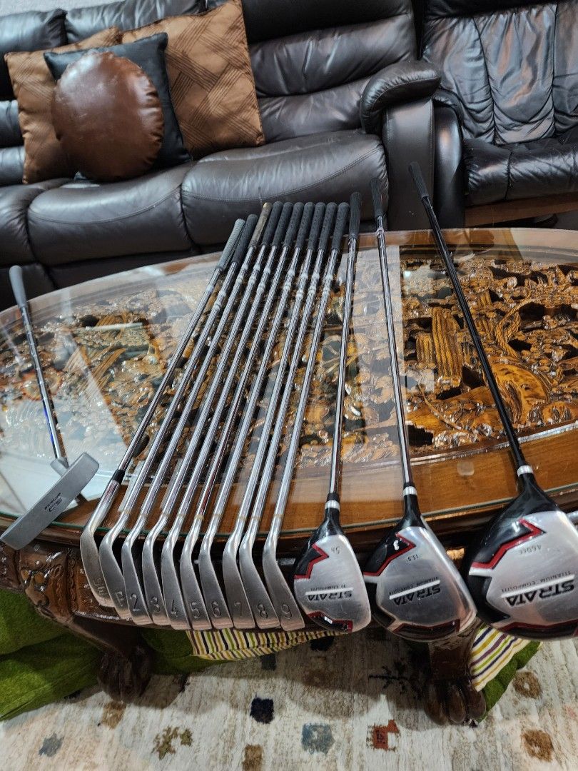 Golf Lefty Set (Category: Golf) located in Paranaque City. Submitted by manilagolfmarket (Listing ID 1419430217, Image 2). Description: For Sale Complete Lefty Set *Lynx steel shaft irons *Strata woods *Strata Driver 460CC driver *Bag included for only 14.9k pick up Bf Paranaque free shipping within MM..