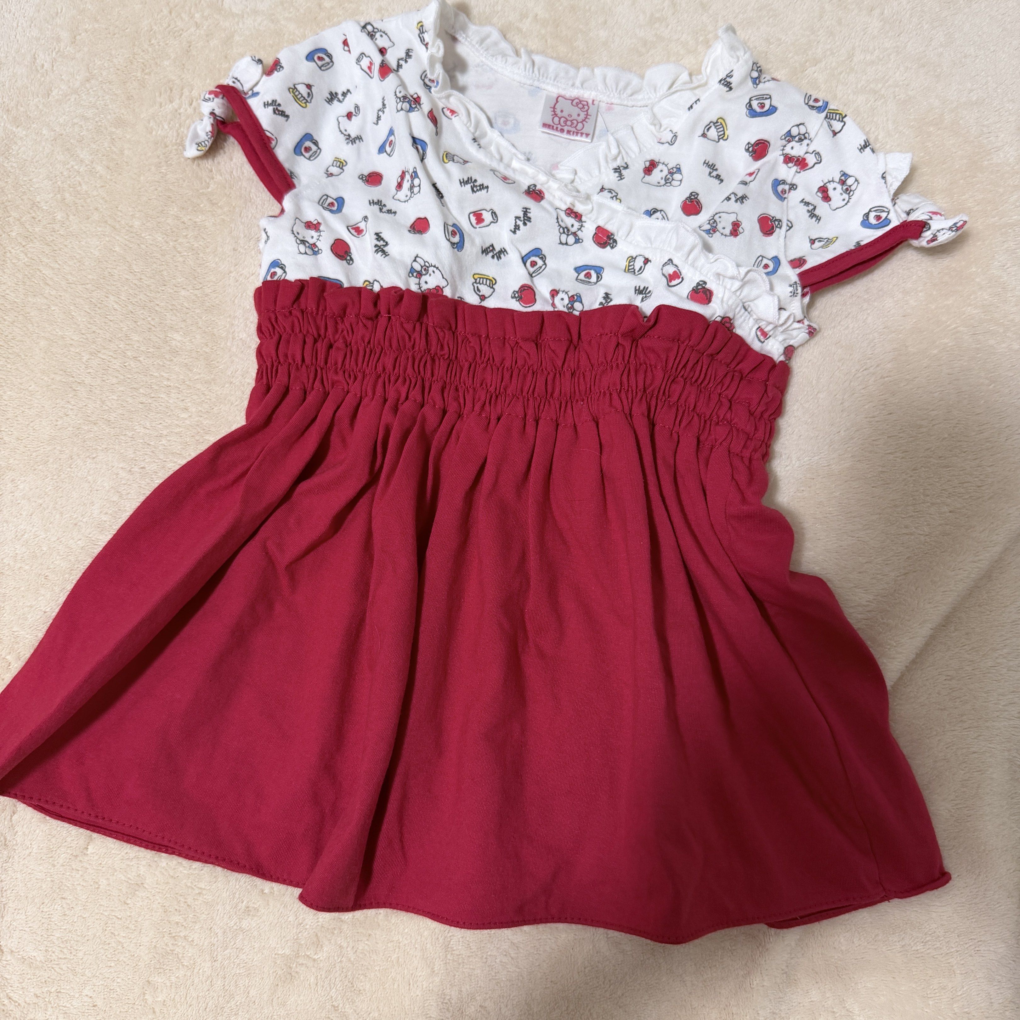 Hello Kitty Dress (Category: Babies & Kids Fashion) located in Batangas. Submitted by chloclo.declutter (Listing ID 1419526616, Image 2). Description: - Adorable Kitty dress 12-18 months Loc: Batangas Shipping via J&T.
