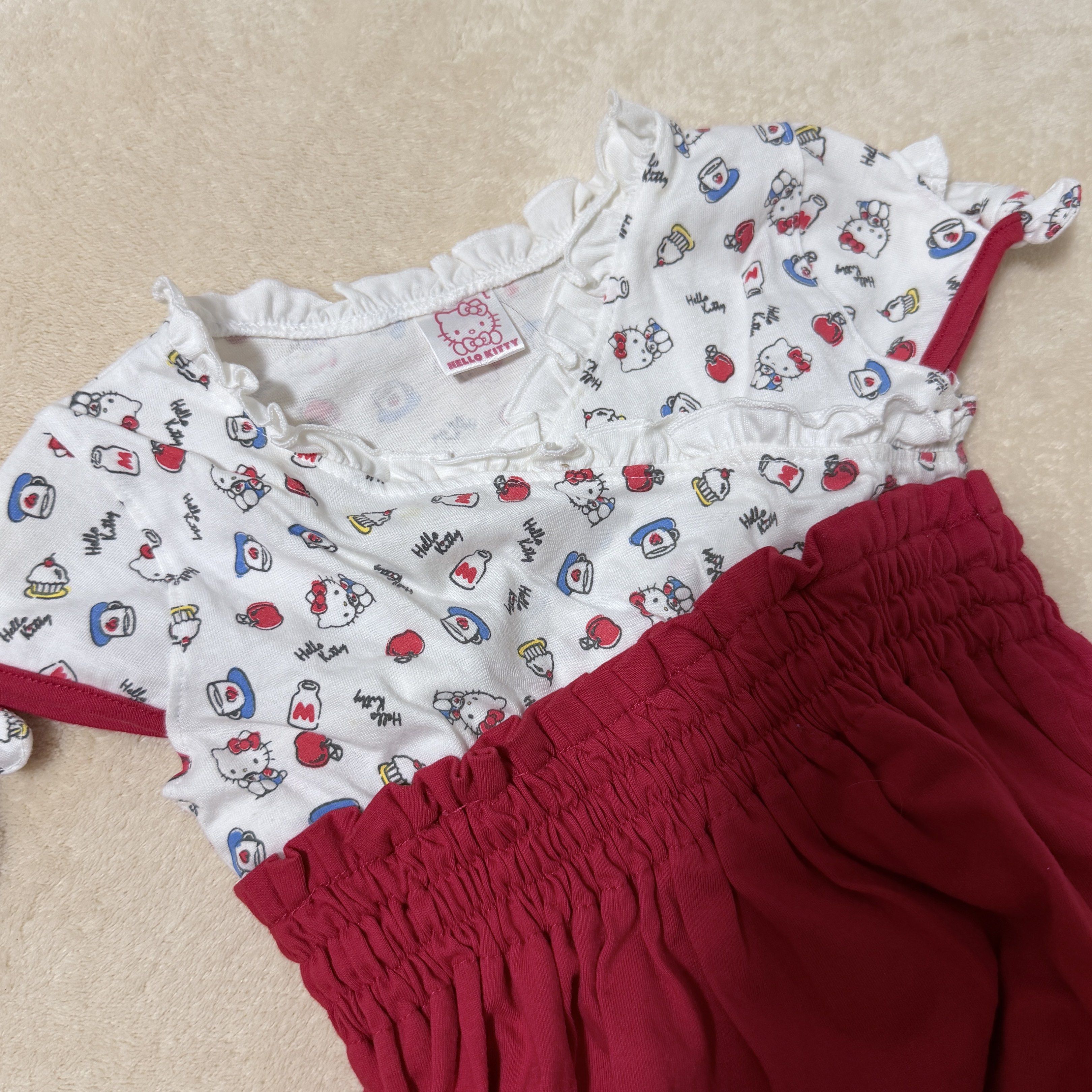Hello Kitty Dress (Category: Babies & Kids Fashion) located in Batangas. Submitted by chloclo.declutter (Listing ID 1419526616, Image 3). Description: - Adorable Kitty dress 12-18 months Loc: Batangas Shipping via J&T.