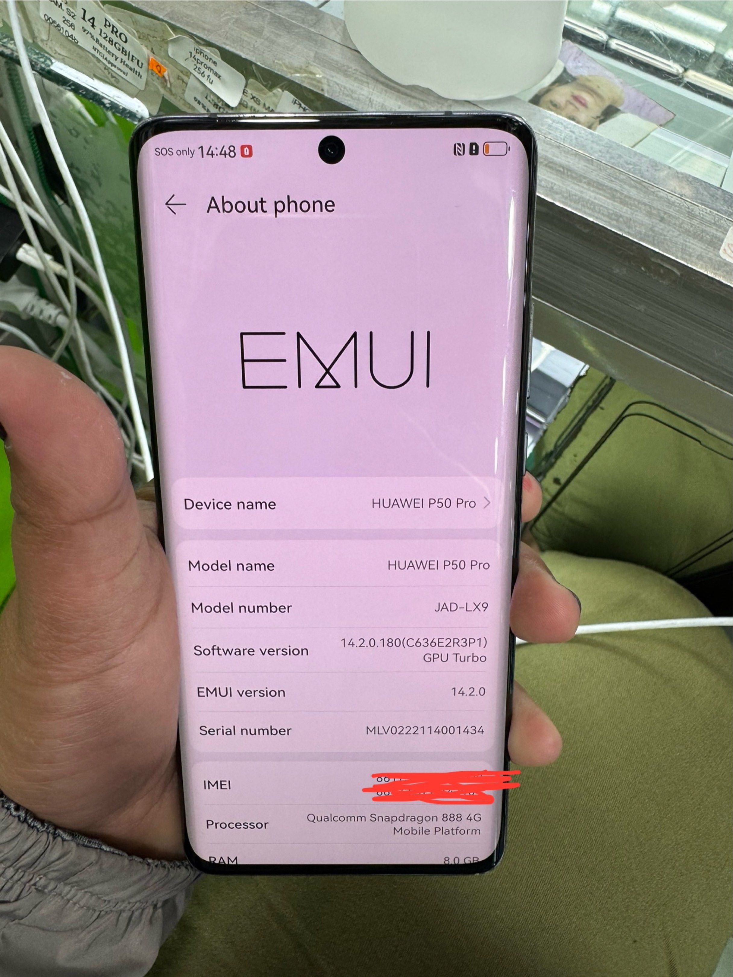 Huawei P50 Pro 256gb (Category: Huawei) located in San Juan City. Submitted by wainefreygadgetshop (Listing ID 1419550865, Image 2). Description: Huawei P50 Pro 256 ALL GOOD AT WORKING NTC APPROVED GAMING PHONE NO REPAIR HISTORY NO HIDDEN ISSUE (ILALAGAY SA NOTES PARA AWARE KA) NOTE: DI LANG MASYADO MAKINIS MURA NORMAL PO SA 2ndhand , DI NAMAN NAKAKA APEKTO SA PERFORMANCE TEST TO SAWA BAGO BAYARAN SIM 1 -SMART SIM2 -OPENLINE (ANYSIM) Buy at your 
