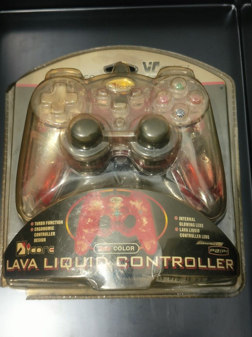 iCore Lava Liquid Controller for PS1/PS2 (Category: Controllers) located in Manila. Submitted by bigtym.picker (Listing ID 1419414888, Image 1). Description: FOR SALE!!! RARE VINTAGE BRAND NEW SEALED iCORE LAVA LIQUID CONTROLLER (PS1 OR PS2) Price - 1000 PESOS ONLY PLS SEE PIC FOR DETAILS. Selling all items AS IS PLS. manage your Expectation We accept shipping nationwide Meetup - BACOOR or near MOA #vintagefinds #luxury #vintageeyewear #sylberthr