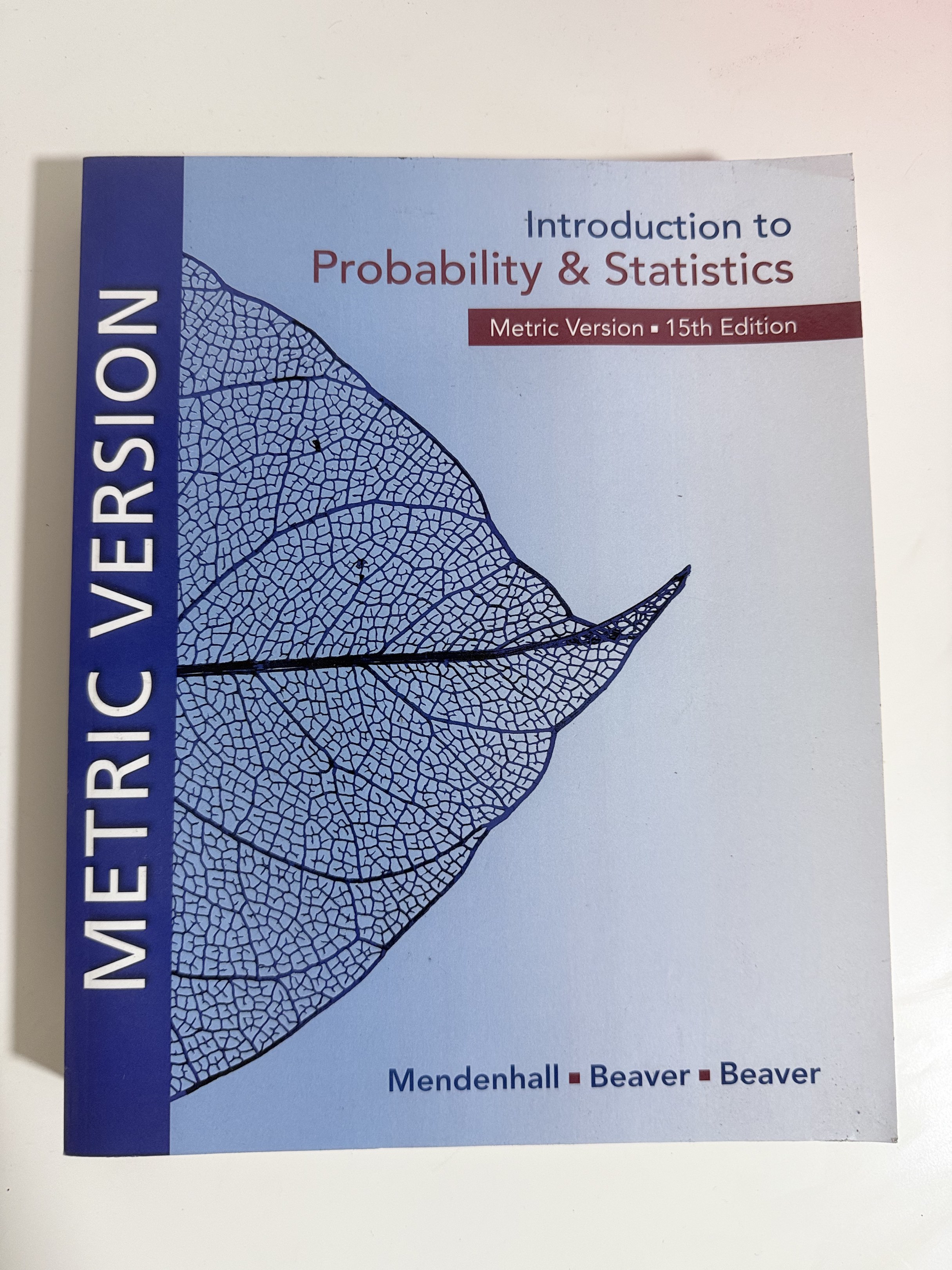 Introduction to Probability & Statistics - Metric Version, Hobbies ...