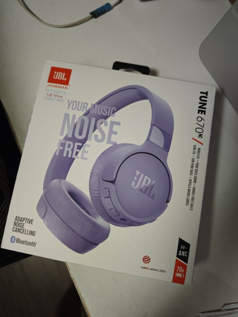 JBL Tune 670NC Wireless Noise Cancelling Headphones