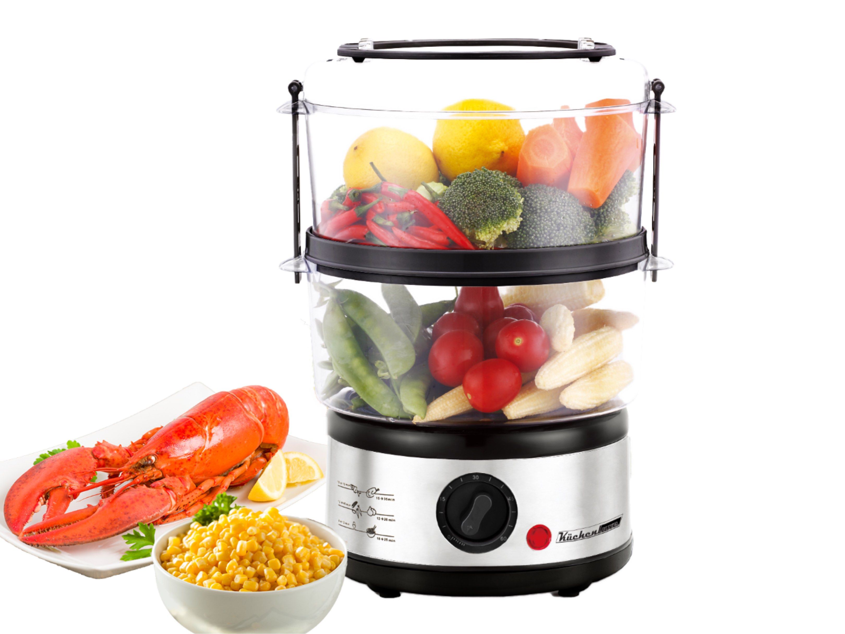Küchenluxe 2-Layer Food Steamer KFS-1 (Category: Cookware & Accessories) located in Bulacan. Submitted by femalethings (Listing ID 1419454695, Image 2). Description: As is brand new unopened with box Photo reference only!! mop gcash bdo mod jnt lalamove flash express Bulacan.