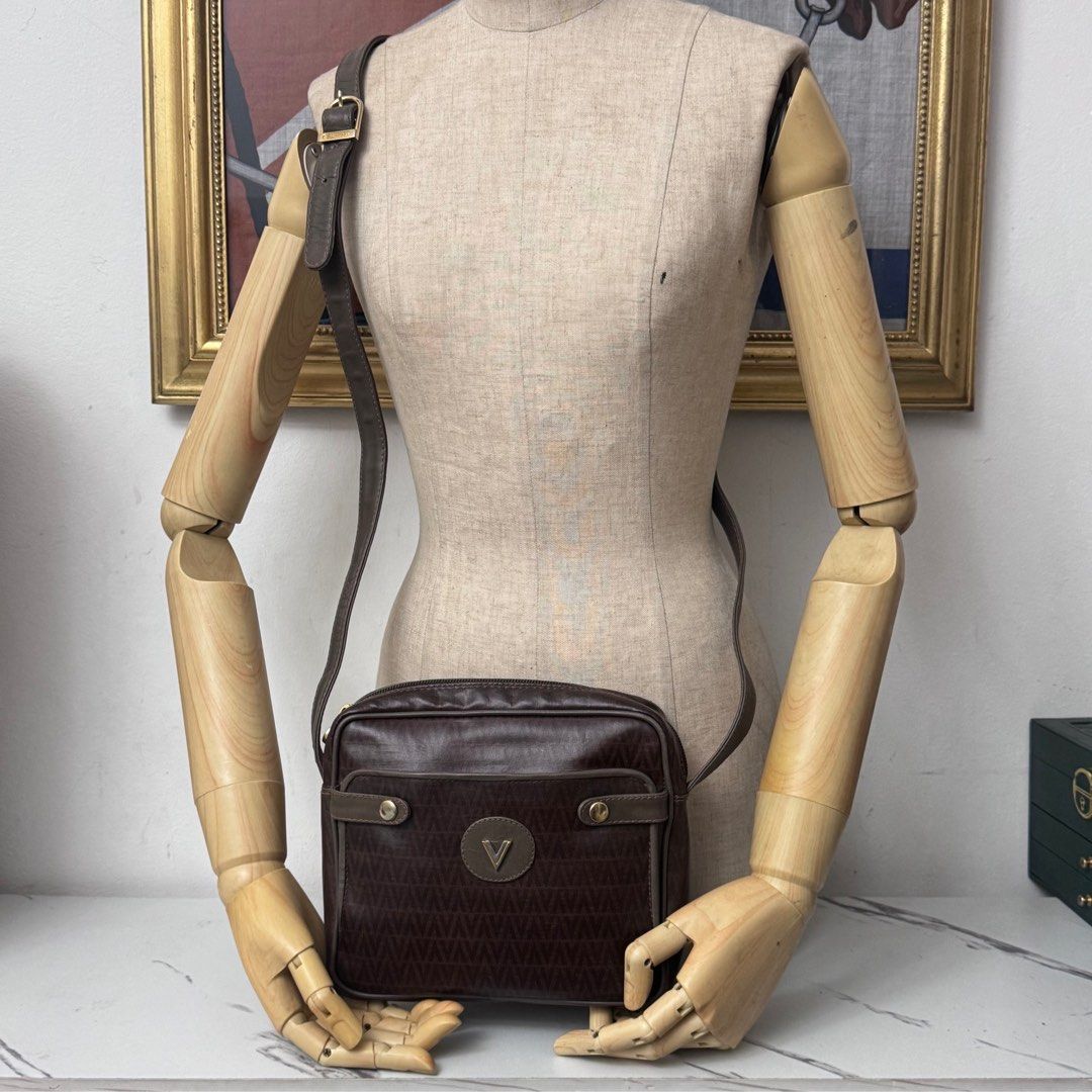 Mario Valentino mini sling bag (Category: Luxury Bags & Wallets) located in Rizal. Submitted by houseofbell (Listing ID 1419490536, Image 1). Description: Excellent condition No flaws 8x8.5 inches.