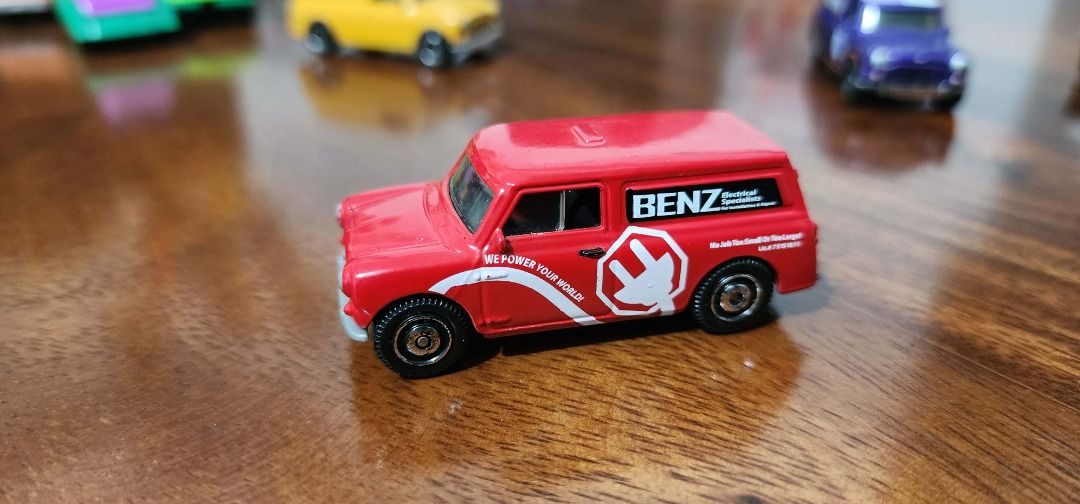 Matchbox Austin Mini Van (Category: Vehicle & Diecast Models) located in Quezon City. Submitted by kinsenas (Listing ID 1419538108, Image 1). Description: Matchbox Austin Mini Van 180 Loose MOP : gcash MOD : j&t, ggx, sdd makati/mandaluyong area.