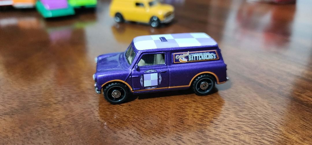 Matchbox Austin Mini Van (Category: Vehicle & Diecast Models) located in Quezon City. Submitted by kinsenas (Listing ID 1419540896, Image 1). Description: Matchbox Austin Mini Van 400 Rubber Tires Loose MOP : gcash MOD : j&t, ggx, sdd makati/mandaluyong area.