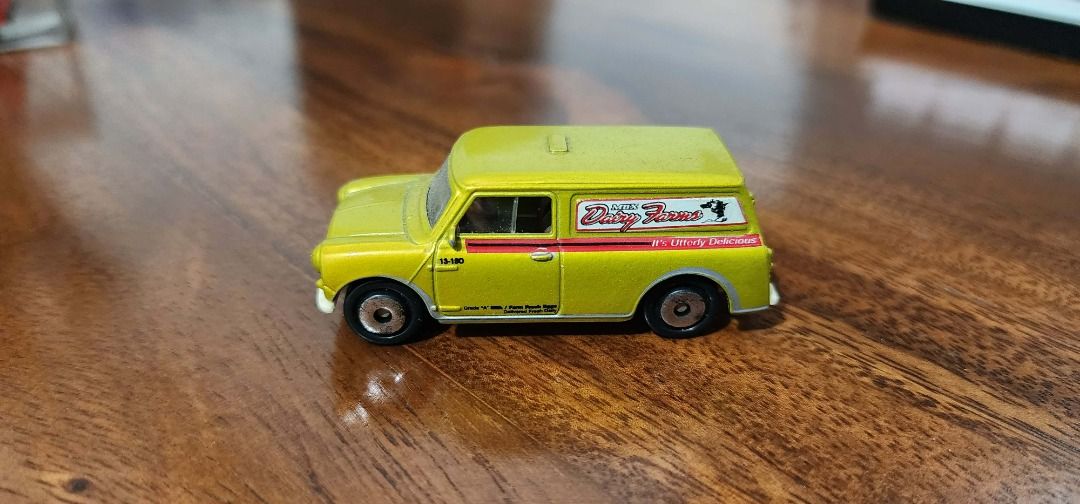 Matchbox Austin Mini Van Dairy Farms (Category: Vehicle & Diecast Models) located in Quezon City. Submitted by kinsenas (Listing ID 1419538727, Image 1). Description: Matchbox Austin Mini Van Dairy Farms 2000 VHTF 10 pack Exclusive Loose MOP : gcash MOD : j&t, ggx, sdd makati/mandaluyong area.