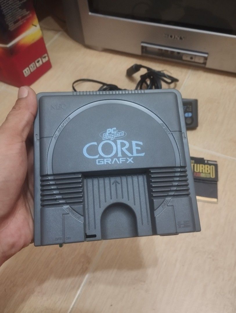 NEC PC Engine Core Grafx Console with Turbo Flashmaster, Video Gaming ...