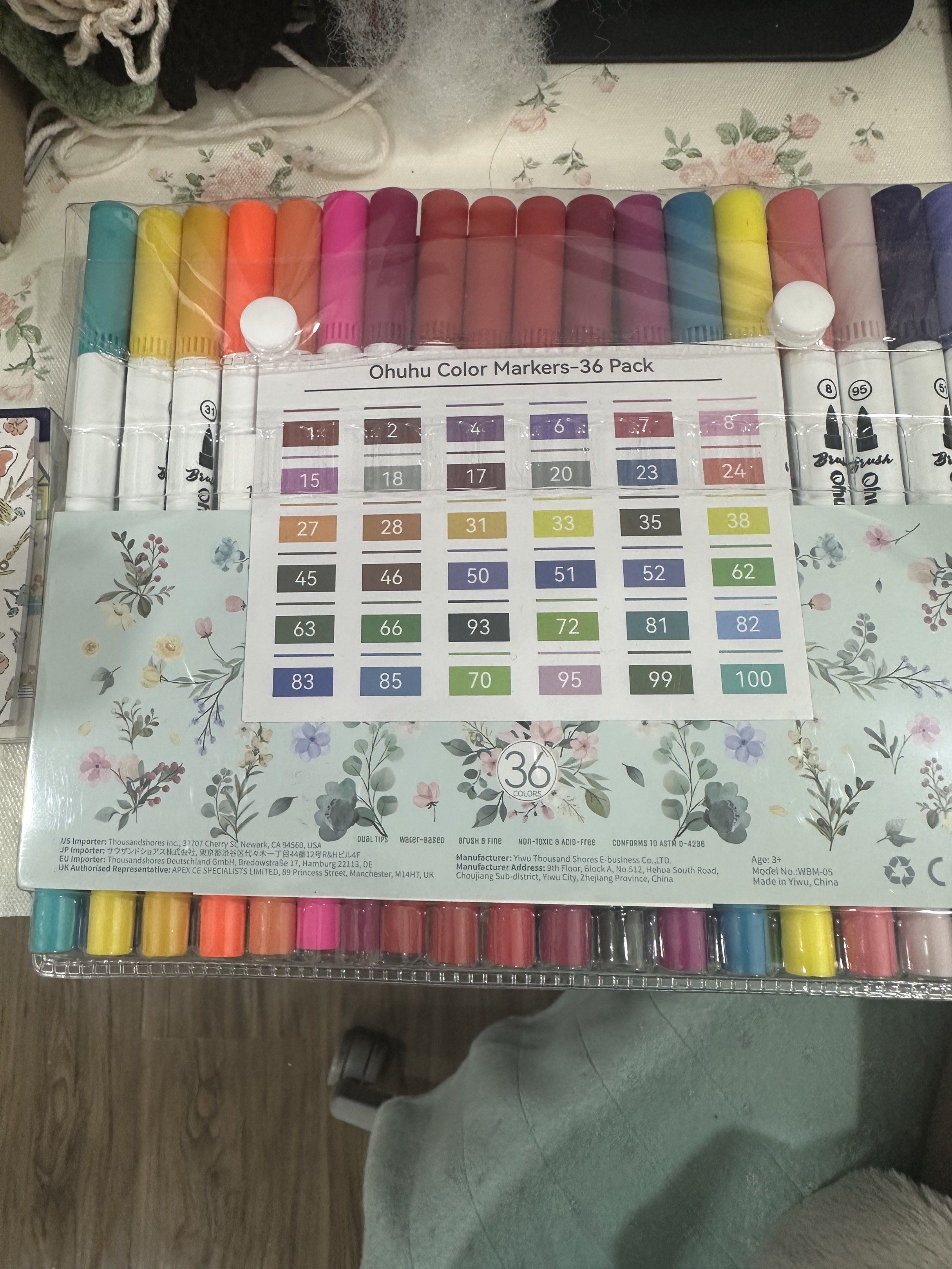Ohuhu Maui journal pens 36 set (Category: Stationery & School Supplies) located in Manila. Submitted by velvetinbloom (Listing ID 1419500187, Image 1). Description: used slightly, color sheet filled out. mode of payment: Gcash.