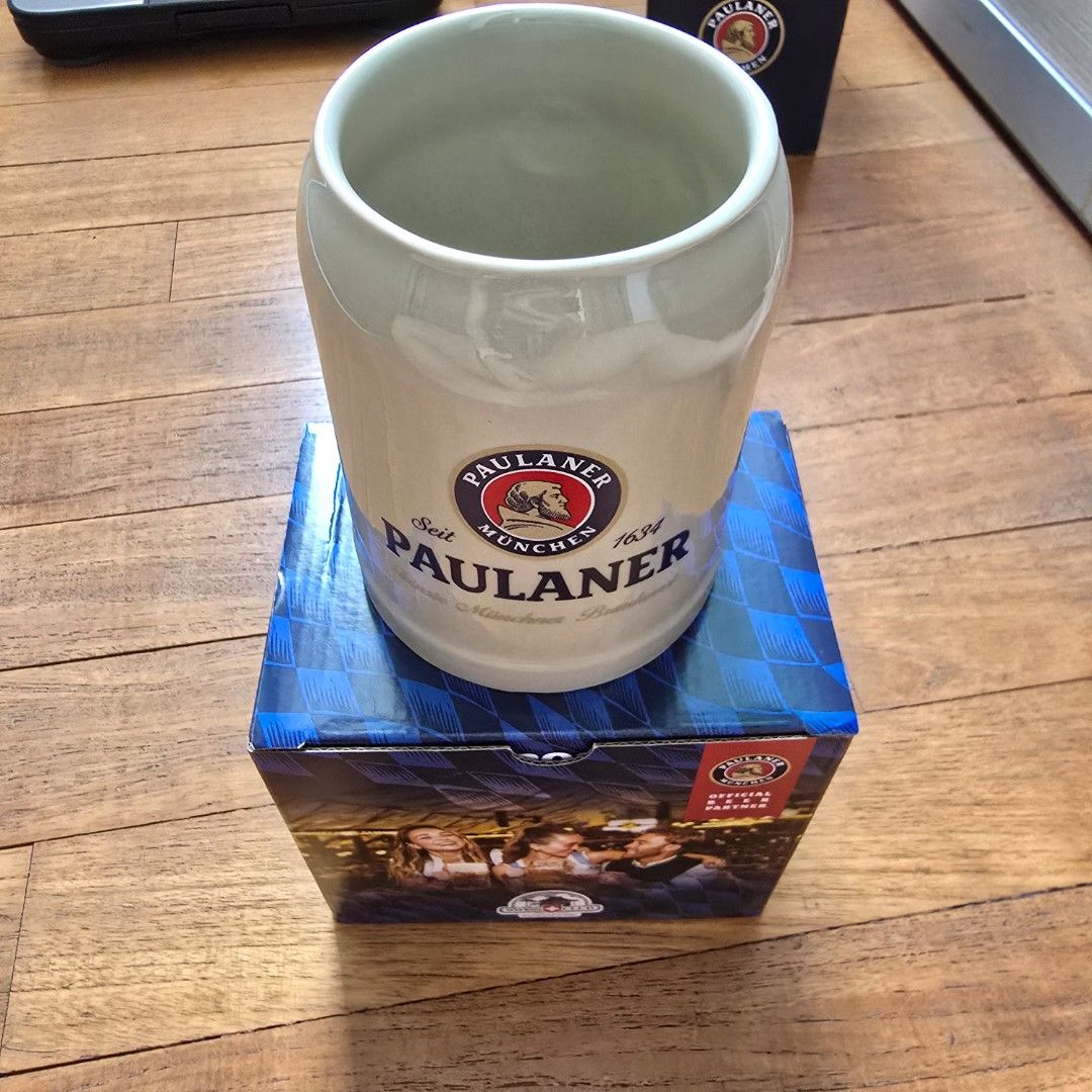 Paulaner Beer Mug with Box