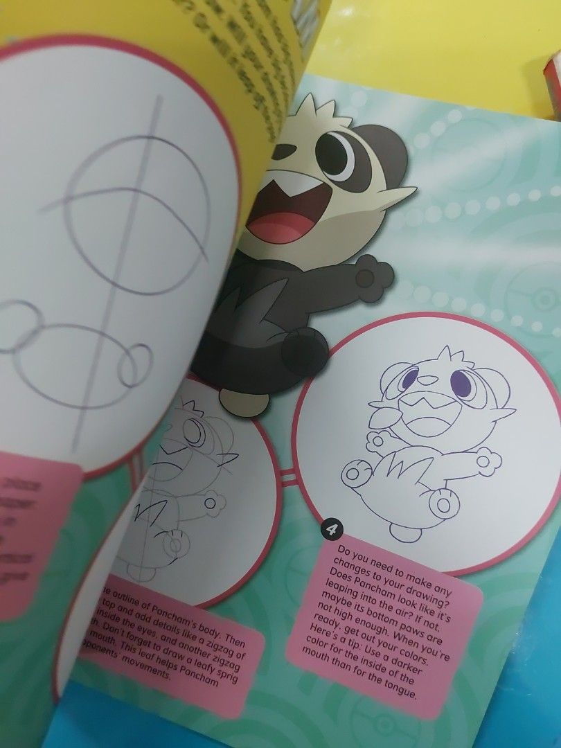 Pokemon How to Draw Deluxe Edition (Category: Children's Books) located in Quezon City. Submitted by biblionatic (Listing ID 1419506433, Image 3). Description: Learn to draw over 70 Pokemon with this deluxe edition drawing book! Includes step-by-step instructions. Features various Pokemon like Pikachu, Charmander, Bulbasaur, and Squirtle. Also includes stickers. Perfect for aspiring artists and Pokemon fans. Great for kids and adults alike..