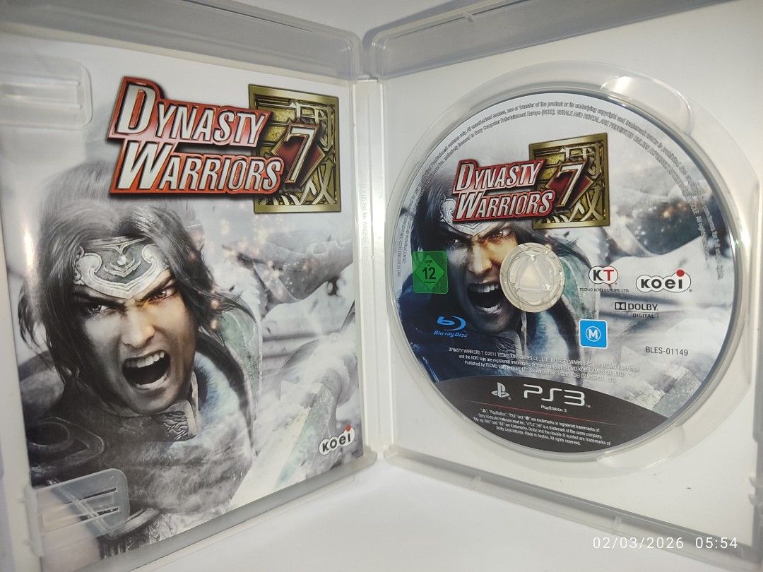 PS3 - Dynasty Warriors 7 (PRE-LOVED) "EU" (Category: PlayStation) located in Mendez-Nunez. Submitted by sf2_gameshop (Listing ID 1419416805, Image 3). Description: PLEASE READ IMPORTANT NOTE: The text on the game manual and covert art is in German. However, the gameplay, voice and in-game text are fully in English. CONDITION: A pre-loved item, still in good condition. Tested working. Includes the original game manual. GENRE: Action, hack and slas