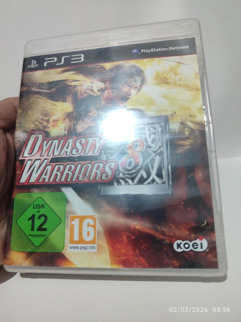 PS3 - Dynasty Warriors 8 (PRE-LOVED) "EU" (Category: PlayStation) located in Mendez-Nunez. Submitted by sf2_gameshop (Listing ID 1419540928, Image 2). Description: PLEASE READ IMPORTANT NOTE: The text on the game manual and covert art is in German. However, the gameplay, voice and in-game text are fully in English. CONDITION: A pre-loved item, still in good condition. Tested working. Includes the original game manual. GENRE: Action, hack and slas