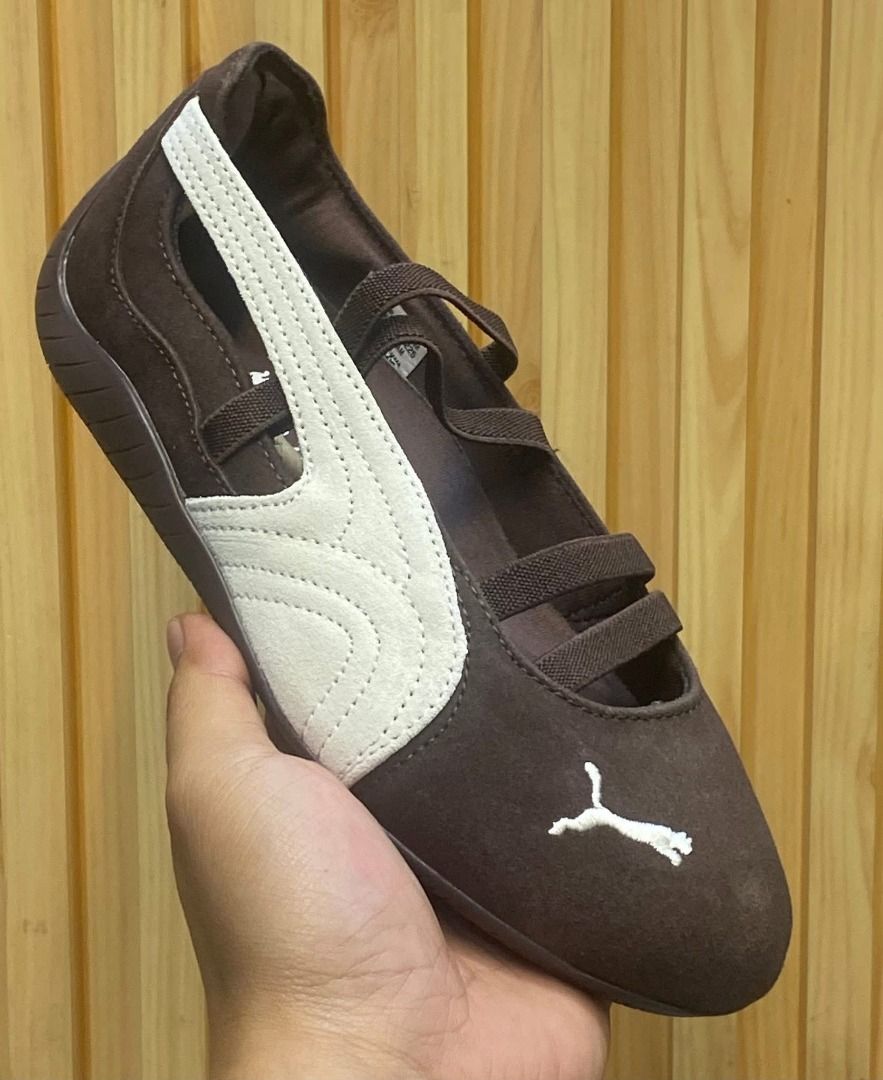 Puma Speedcat (Beige/Brown) (Category: Flats & Sandals) located in Quezon City. Submitted by lux4cheapmnl216 (Listing ID 1419508397, Image 1). Description: 36/37/38/39/40 P2,999 only. Brandnew.
