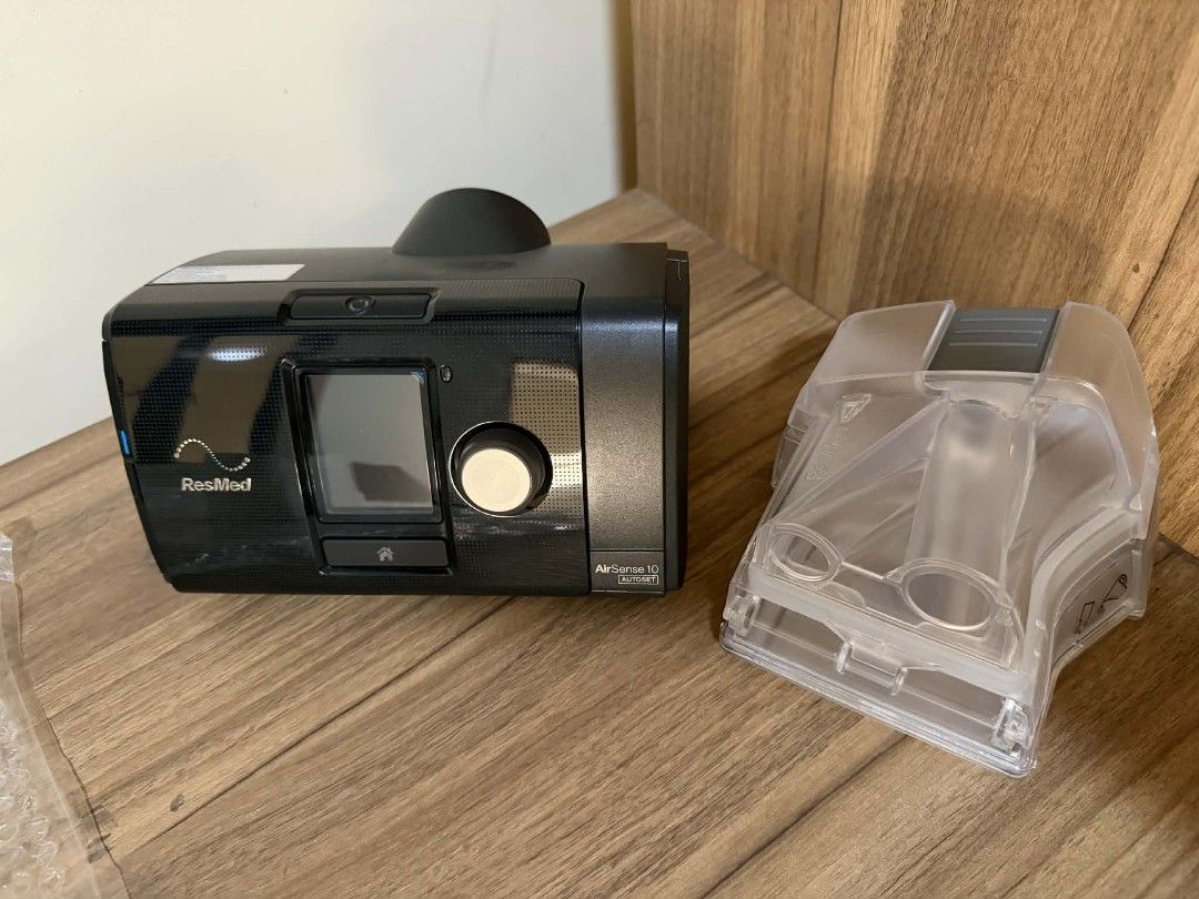 ResMed AirSense 10 AutoSet CPAP machine. (Category: Medical Supplies & Tools) located in Manila. Submitted by gracepangan_02 (Listing ID 1419540884, Image 2). Description: ResMed AirSense 10 AutoSet CPAP machine. It is one of the world's most widely used CPAP and APAP devices, designed to treat obstructive sleep apnea. With certificate and collibrate Cash on delivery Unit is used in very good condition.