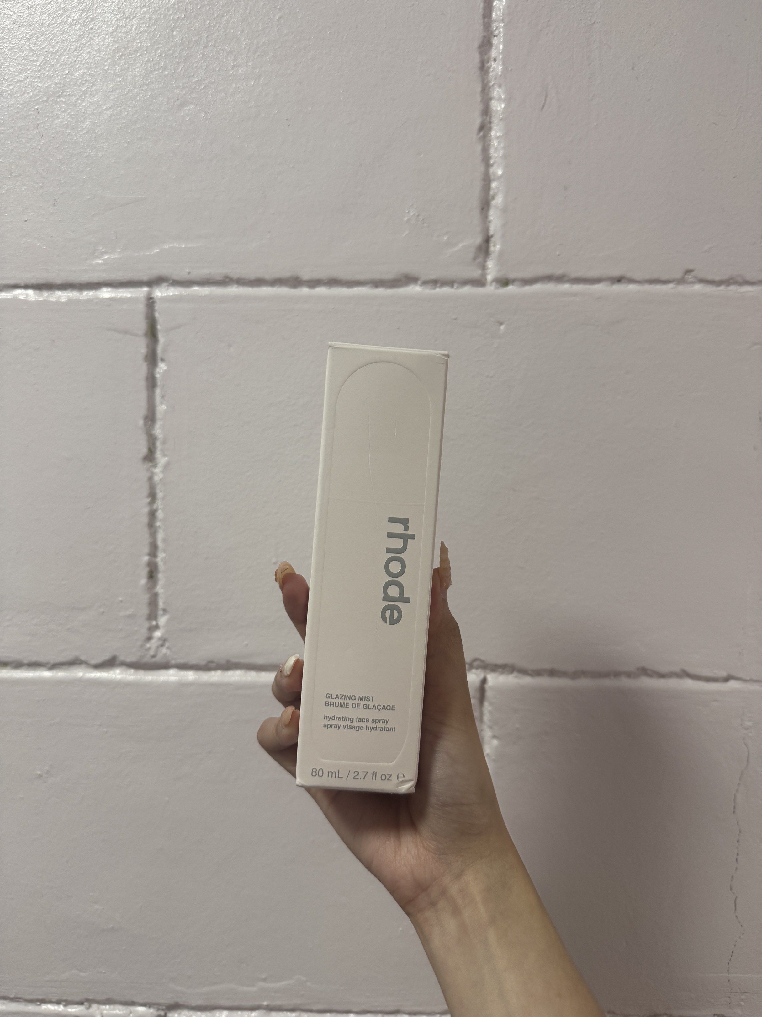 Rhode Glazing Mist 60ml (Category: Face Care) located in Quezon City. Submitted by mahliknvrr (Listing ID 1419586968, Image 1). Description: - Rhode Glazing Mist - Hydrating face spray - 60ml / 2.7 fl oz - Made in the USA - Dist. by Rhode - Bought for 3,099 pesos - Used twice only .