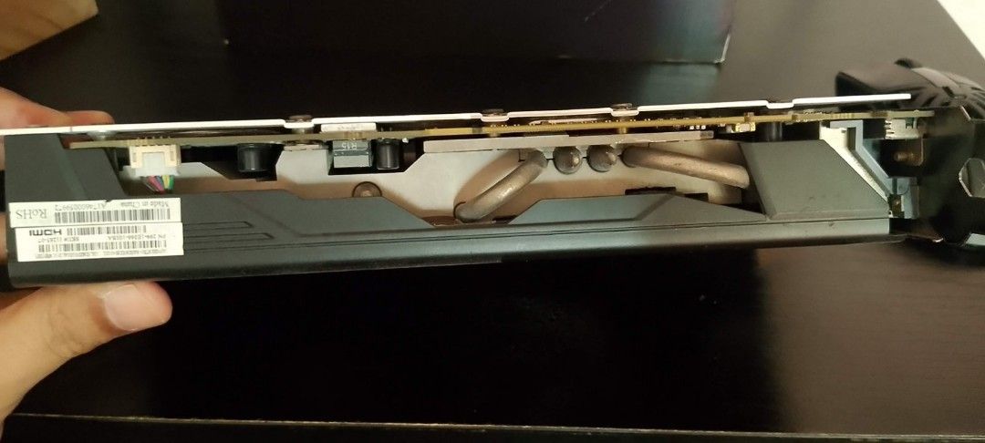 Sapphire Nitro+ RX 580 8GB Graphics Card (Category: Computer Parts) located in Las Pinas. Submitted by huginn06 (Listing ID 1419439925, Image 1). Description: Title: Sapphire Nitro+ RX 580 8GB – DEFECTIVE / FOR PARTS Description: • Card powers on, fans spin, RGB lights up • No display • Gives GPU error code beep on POST • Cooler has 4GB label, card is RX 580 8GB • Previously purchased as refurbished unit • No further testing done Sold strictly AS