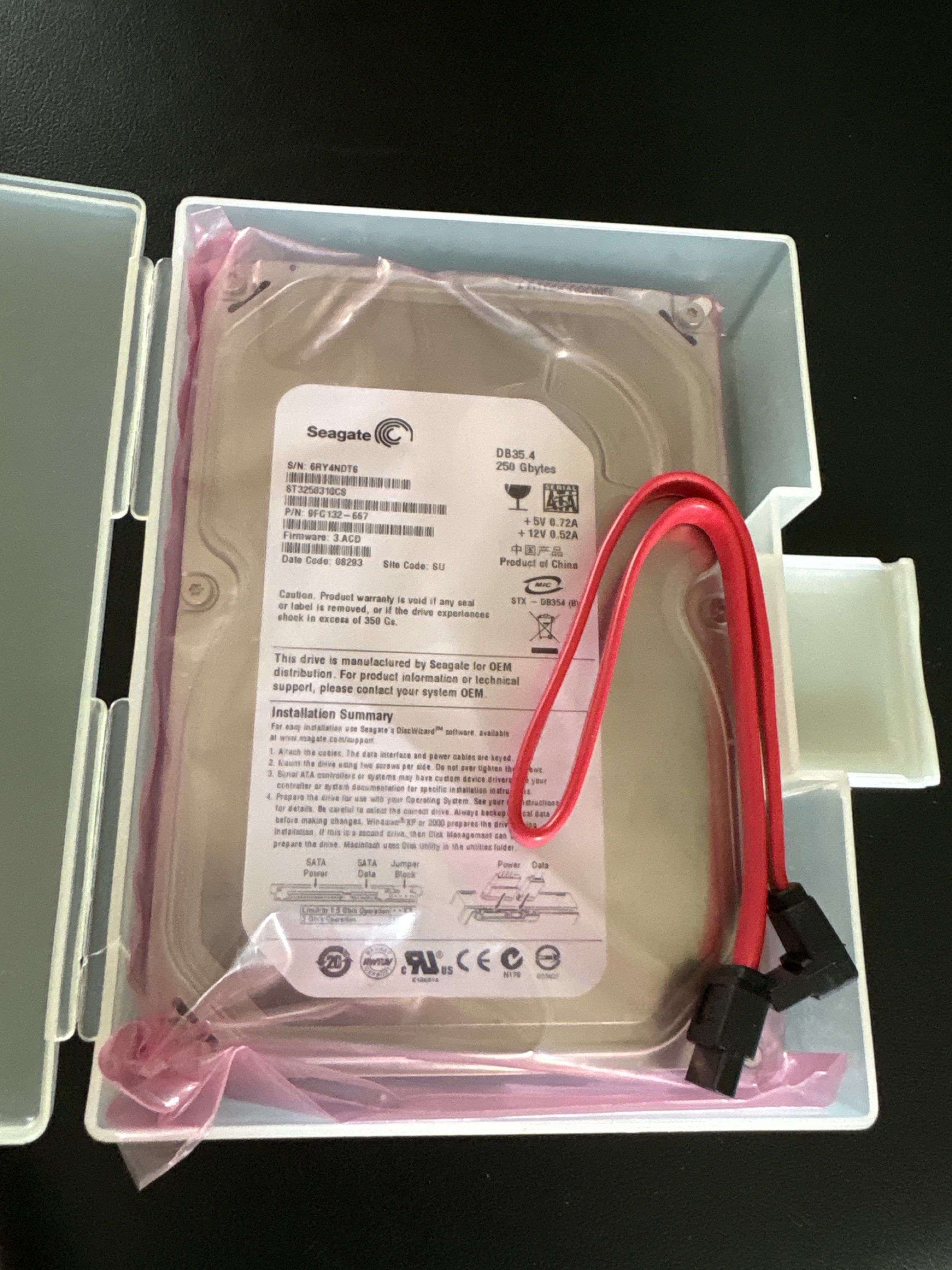 Seagate DB35.4 250GB SATA Desktop Hard Drive439432439609446403