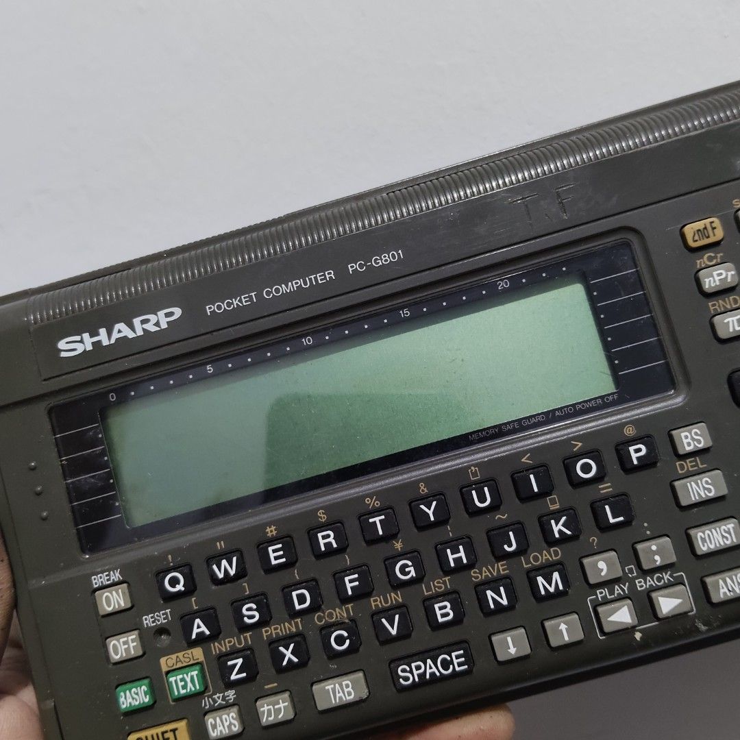 Sharp Pocket Computer PC-G801, Computers & Tech, Desktops on Carousell