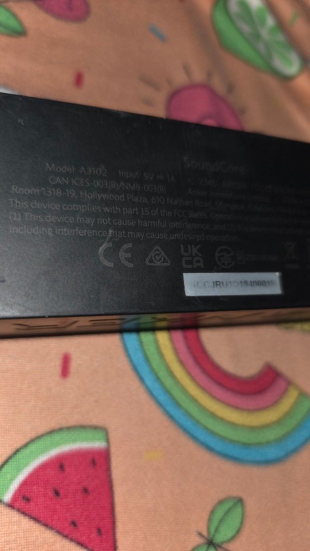 Soundcore A3102 bluetooth speaker (Category: Soundbars, Speakers & Amplifiers) located in Candelaria. Submitted by sarisaristore16 (Listing ID 1419408277, Image 2). Description: - Anker Soundcore A3102 Bluetooth speaker - Black color - Portable design - Ready to use - Great sound quality - Reliable speaker micro usb port for charging charger not included negotiable.