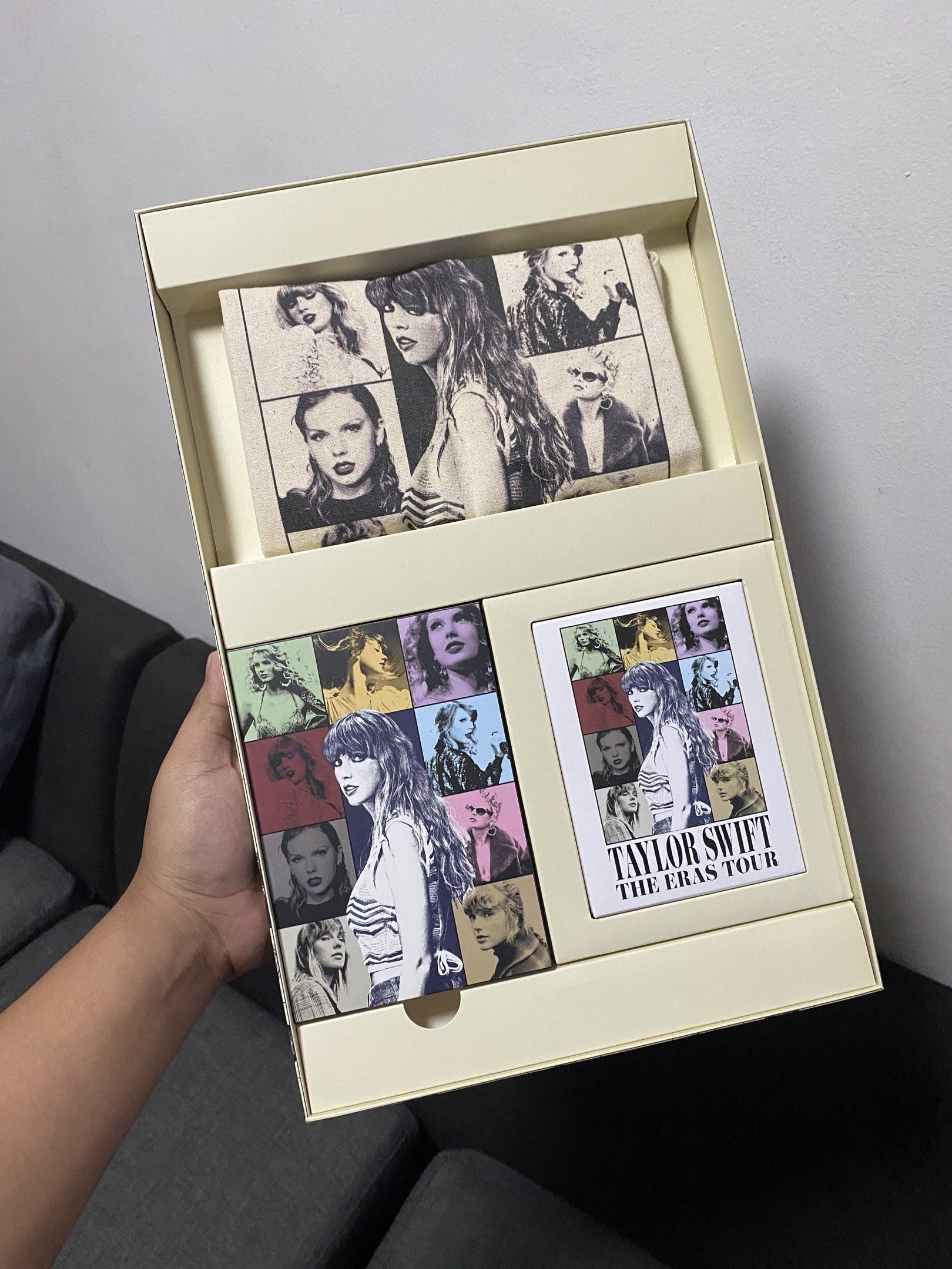 Taylor Swift ERAS TOUR VIP merch (COMPLETE SET) (Category: Western Merchandise) located in Rizal. Submitted by clutch_ (Listing ID 1413315504, Image 3). Description: Open for COD and meet up (around marikina/antipolo) ₱1,520 only (18 pieces available on hand) *update: as of Feb 4 - 8 pieces sold - only 10 pieces available! Taylor Swift ERAS TOUR VIP merch DM fore more details! 📩 MARIKINA. .
