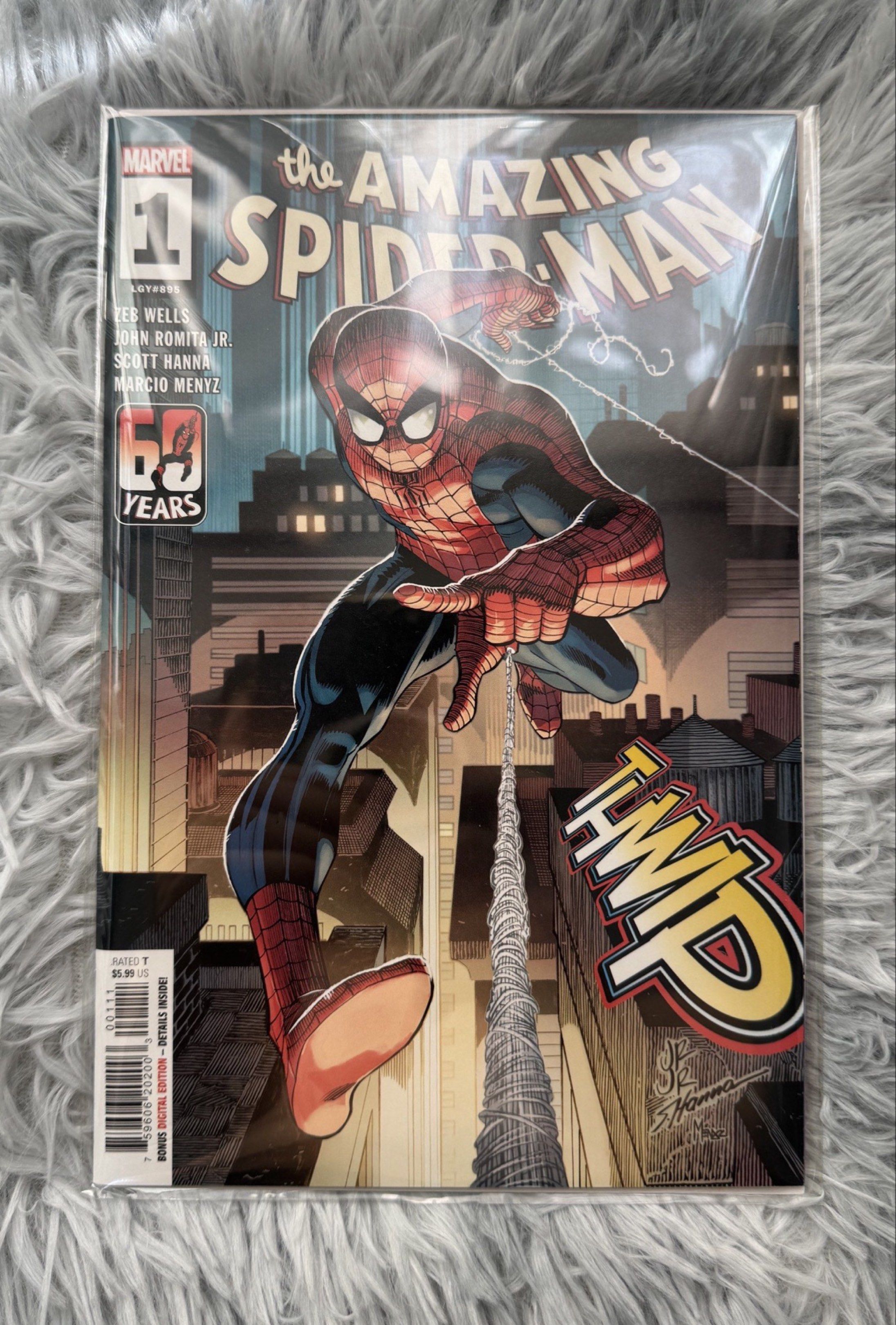 The Amazing Spider-Man #1 Comic Book (Category: Comics & Manga) located in Quezon City. Submitted by jedagustin (Listing ID 1419438593, Image 1). Description: FOR SALE: The Amazing Spider-Man #1 ✔️Authentic ✔️Decluttering ✔️Open to best offer ✔️Penciller: John Romita Jr. ✔️Publication Date: June 2022 ✔️Color may vary due to lighting ✔️Please let us know if you have any questions ✔️We hope to see this item find a new home with you ✔️Condition: As 