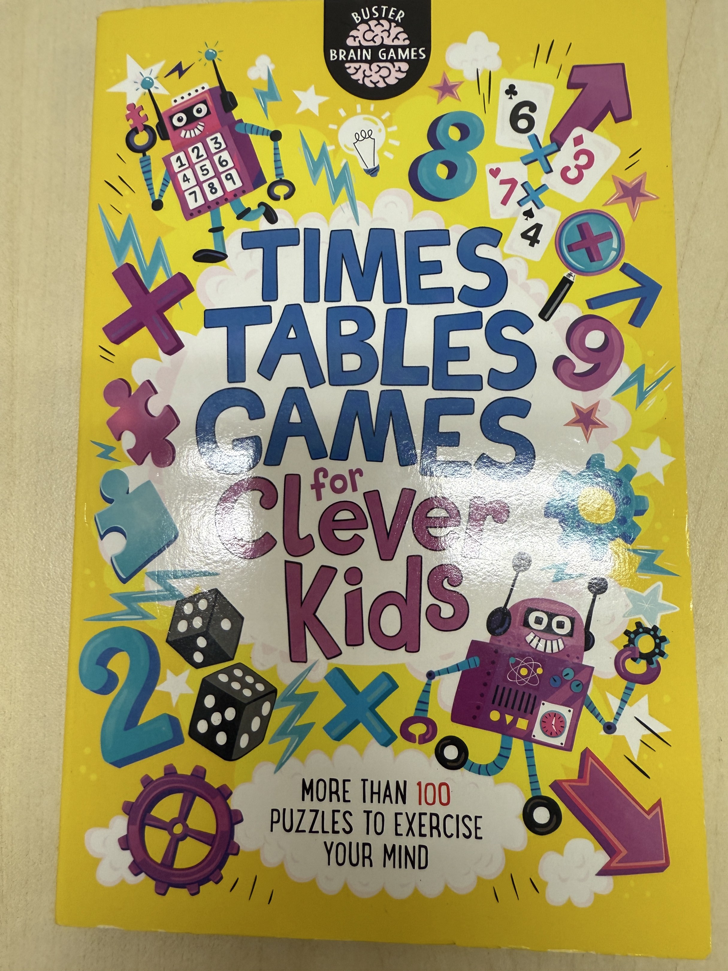Times Tables Games for Clever Kids (Buster Brain Games), 興趣及遊戲, 書本 & 文具 ...