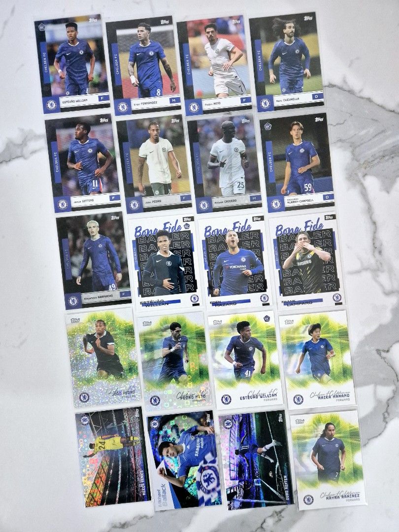 Topps Team Set Chelsea Football Club Season 2025/26 Static and Halo ...