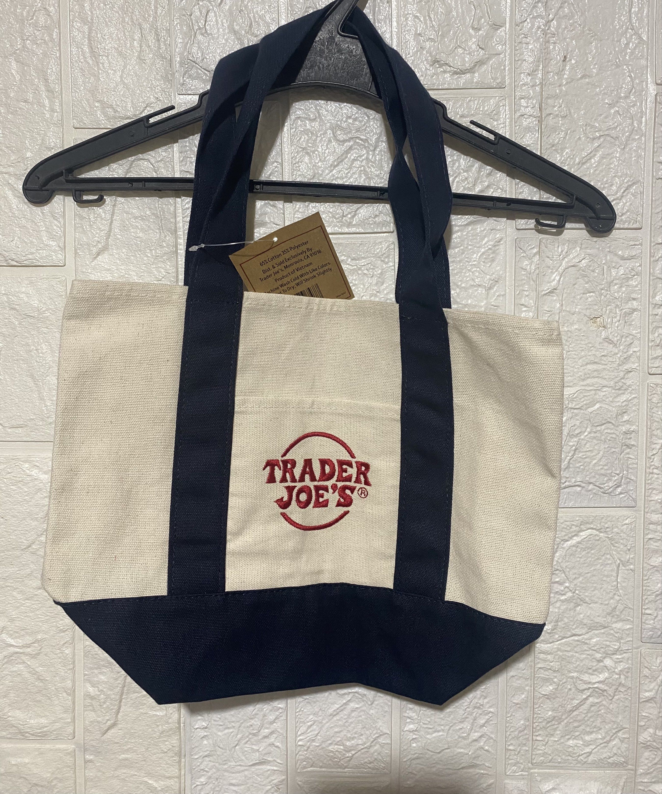 Trader Joe's Mini Canvas Tote Bag (Category: Tote Bags) located in Pasay City. Submitted by pjbcl (Listing ID 1419437275, Image 3). Description: Available in 2 colors: Red and Yellow. *Blue is sold out..