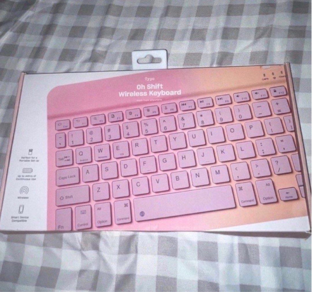 TYPO wireless keyboard (bt) (Category: Computer Keyboard) located in Las Pinas. Submitted by ameothings (Listing ID 1419526687, Image 1). Description: og price 1200+ bluetooth type never used dm if interested .
