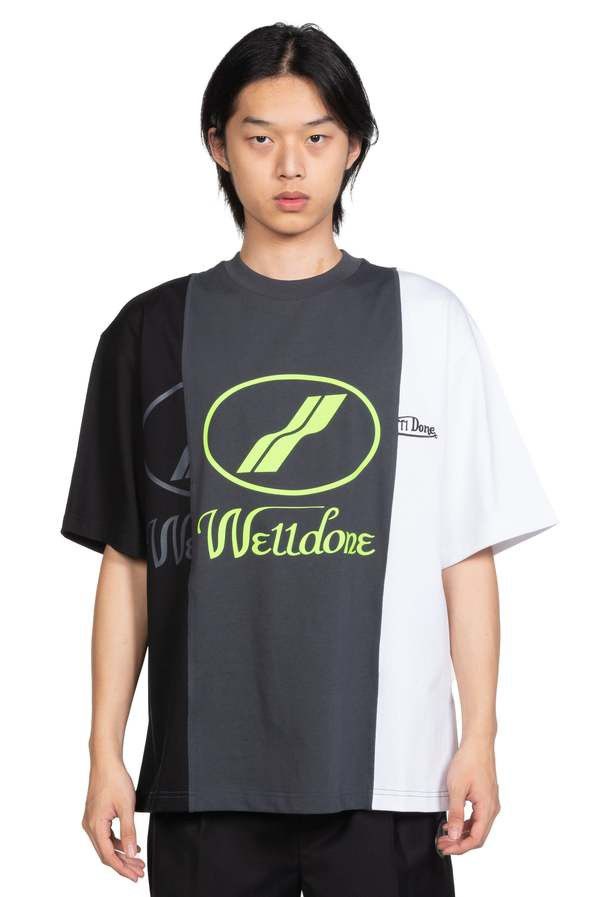 We11done Remake 3 Panel Reflective Logo Tee (Category: Luxury Apparel) located in Manila. Submitted by evenjoe.rig_out (Listing ID 1419457023, Image 3). Description: We11done Remake 3 Panel Reflective Logo Tee Length 29 inches Width 23 inches.