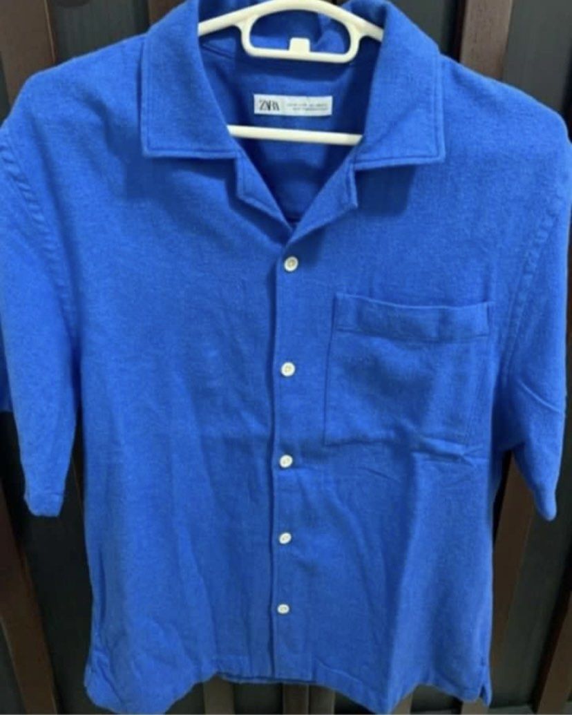 Zara Blue Short Sleeve Shirt (Category: Tshirts & Polo Shirts ) located in Baybay. Submitted by cleverwind.53fdef (Listing ID 1419529151, Image 2). Description: .