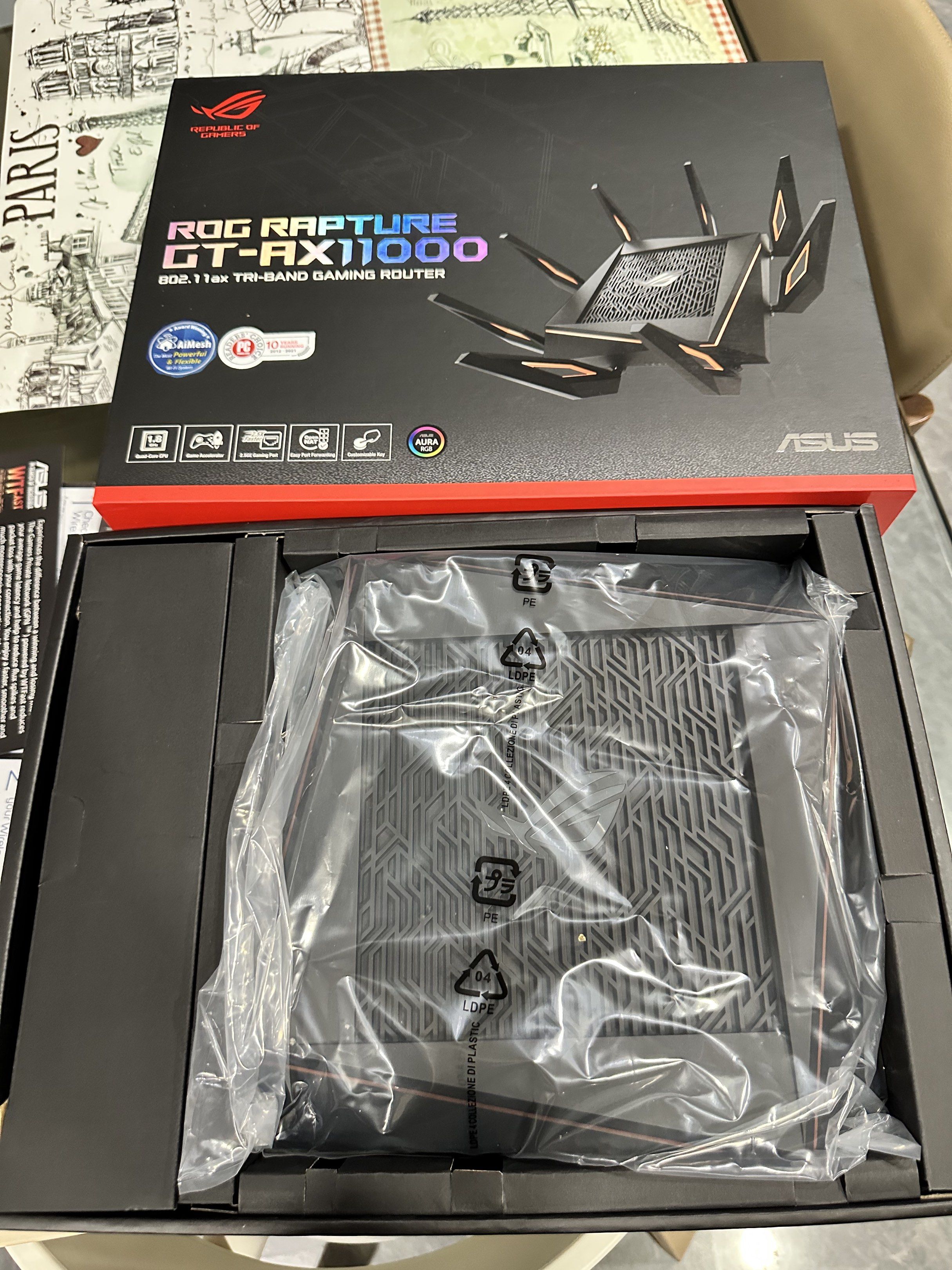 ASUS ROG Rapture GT-AX11000 Tri-Band Gaming Router, Computers & Tech ...