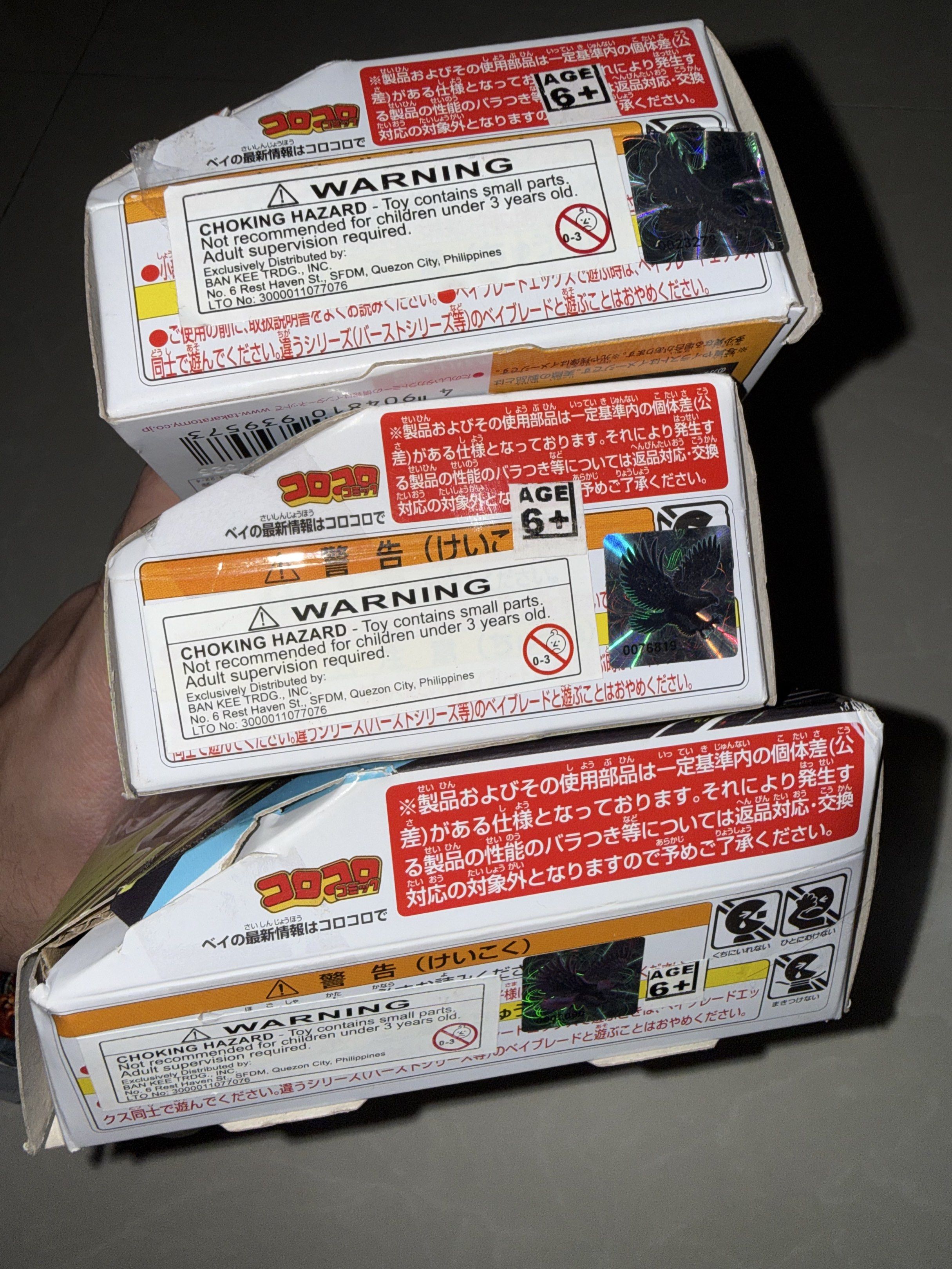 Beyblade X Lot Bankee (Category: Action & Battle Toys) located in Manila. Submitted by dsc001 (Listing ID 1419672750, Image 3). Description: 📌 Item Details All with Bankee sticker Golemrock used twice Others unused, display only WYSIWYG (What You See Is What You Get) 📍 Meetup Locations Ermita or Sta. Ana, Manila 🚚 Delivery Grab or Lalamove Shipping fee c/o buyer.