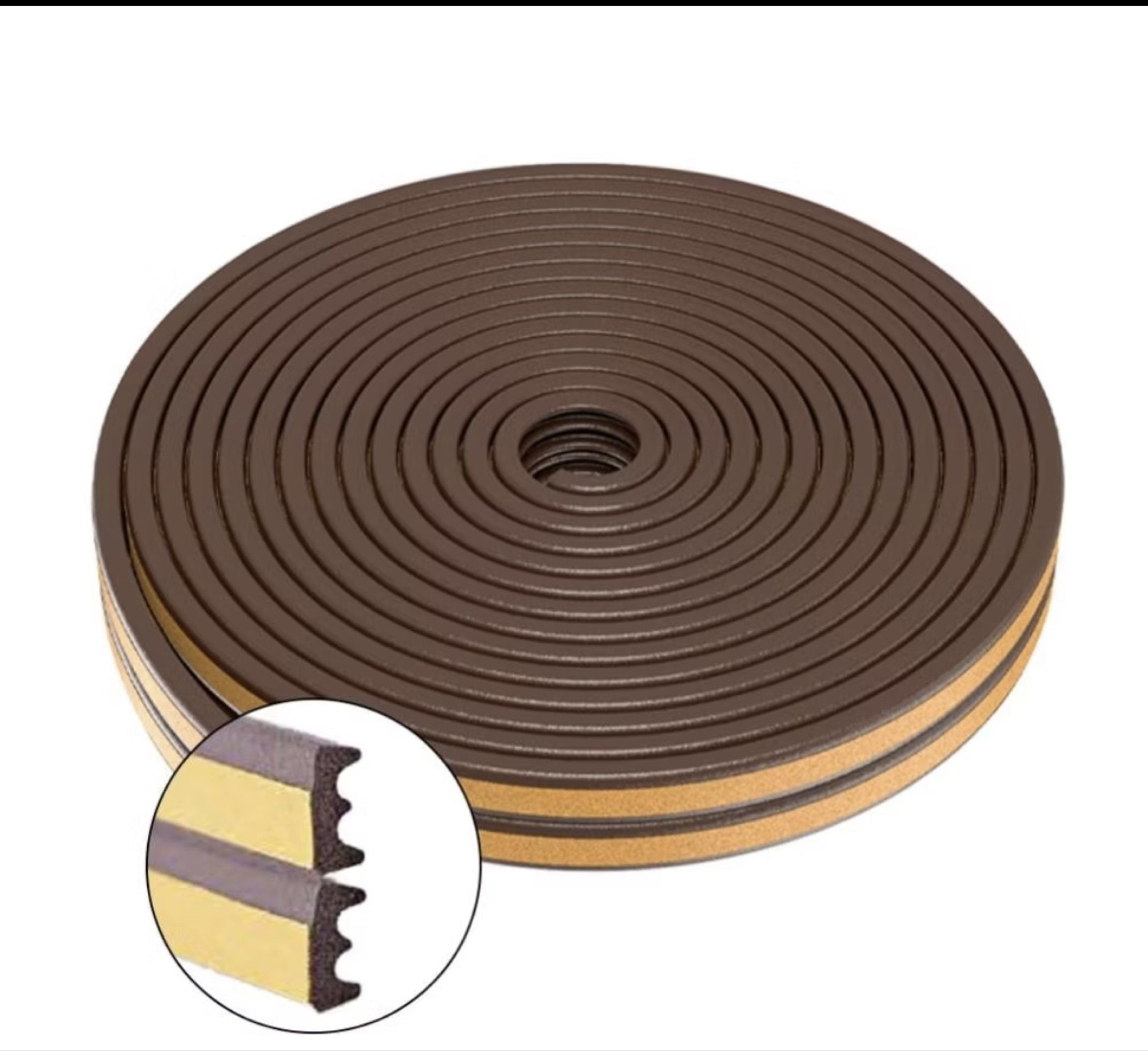 Brown Door and Window Seal Strip (Self-adhesive)