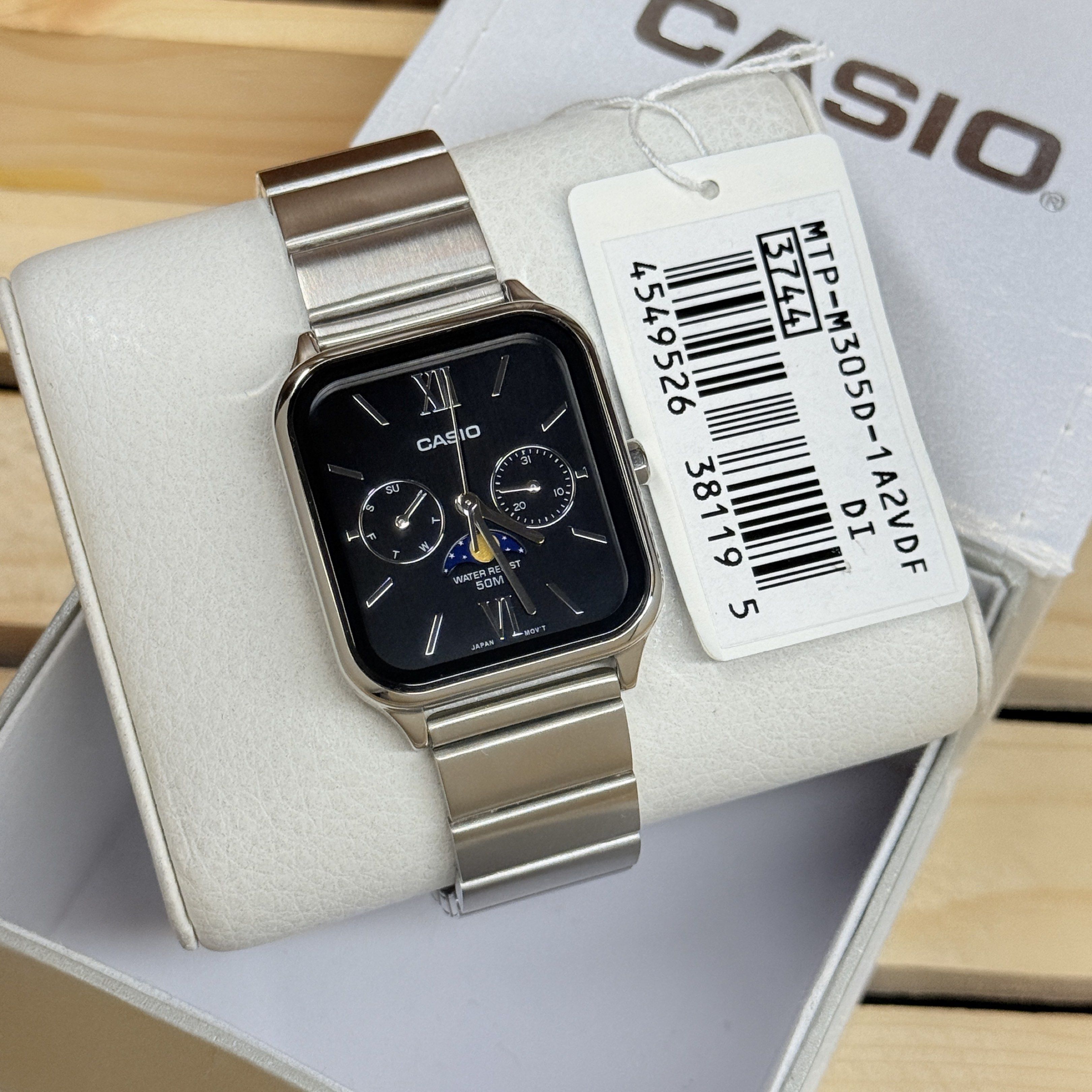 Casio MTP-M305D-1A2VDF Moon phase watch (Category: Men's Watches) located in Quezon City. Submitted by micoyski (Listing ID 1419606037, Image 1). Description: .