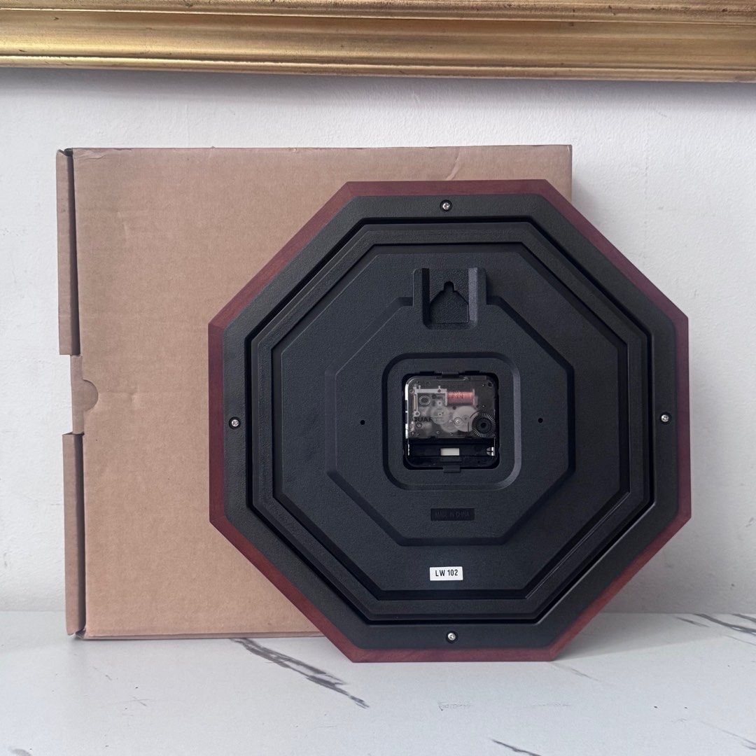 Casio wood wall clock (Category: Clocks) located in Rizal. Submitted by houseofbell (Listing ID 1419599036, Image 2). Description: Brandnew With box Dimensions 12x12 inches.