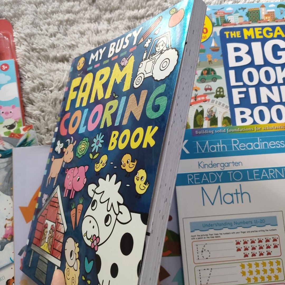 Children's Activity and Coloring Books (Category: Children's Books) located in Manila. Submitted by rach0122 (Listing ID 1419622434, Image 2). Description: take all kids books 6 pcs brandnew.