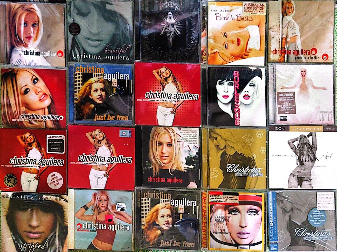 CHRISTINA AGUILERA CDS (Category: CDs & DVDs) located in Makati City. Submitted by urdiscogsph (Listing ID 1419623245, Image 2). Description: PRICE STARTS 399 EACH UP.