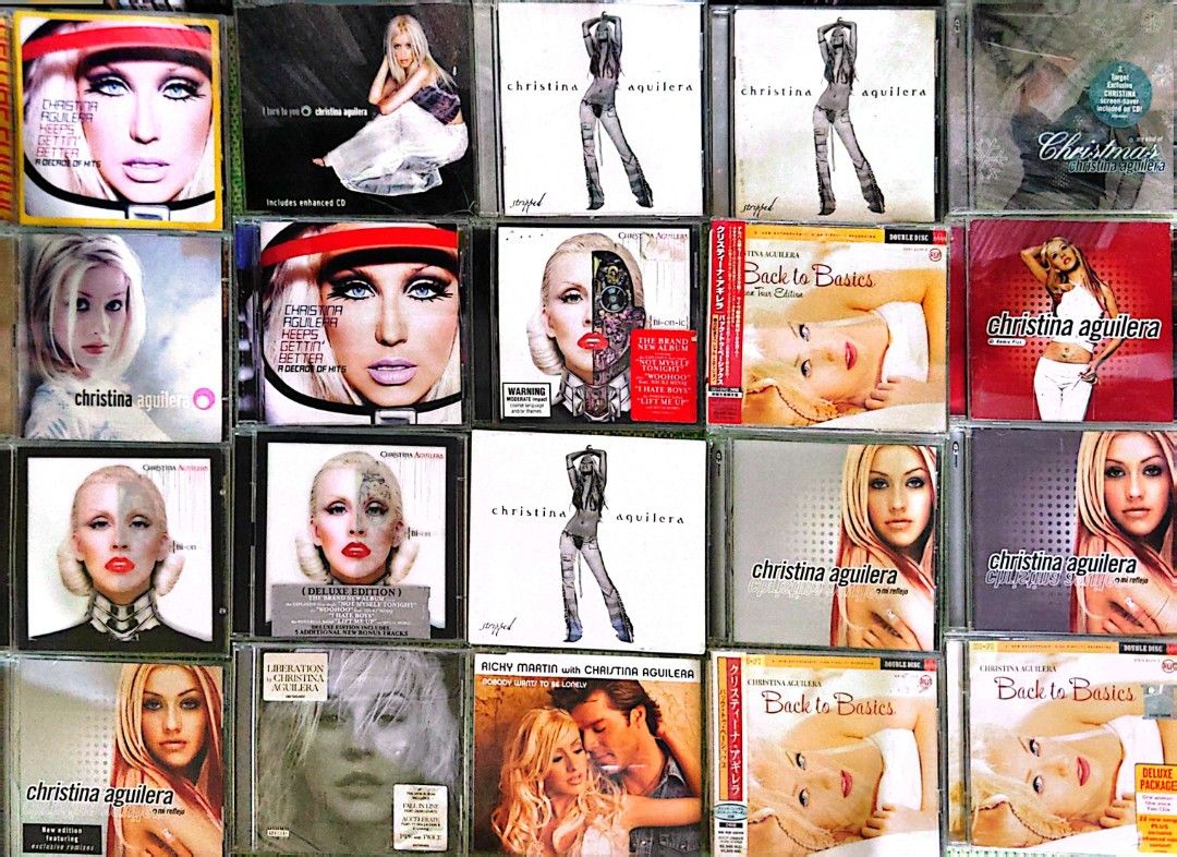 CHRISTINA AGUILERA CDS (Category: CDs & DVDs) located in Makati City. Submitted by urdiscogsph (Listing ID 1419623245, Image 1). Description: PRICE STARTS 399 EACH UP.