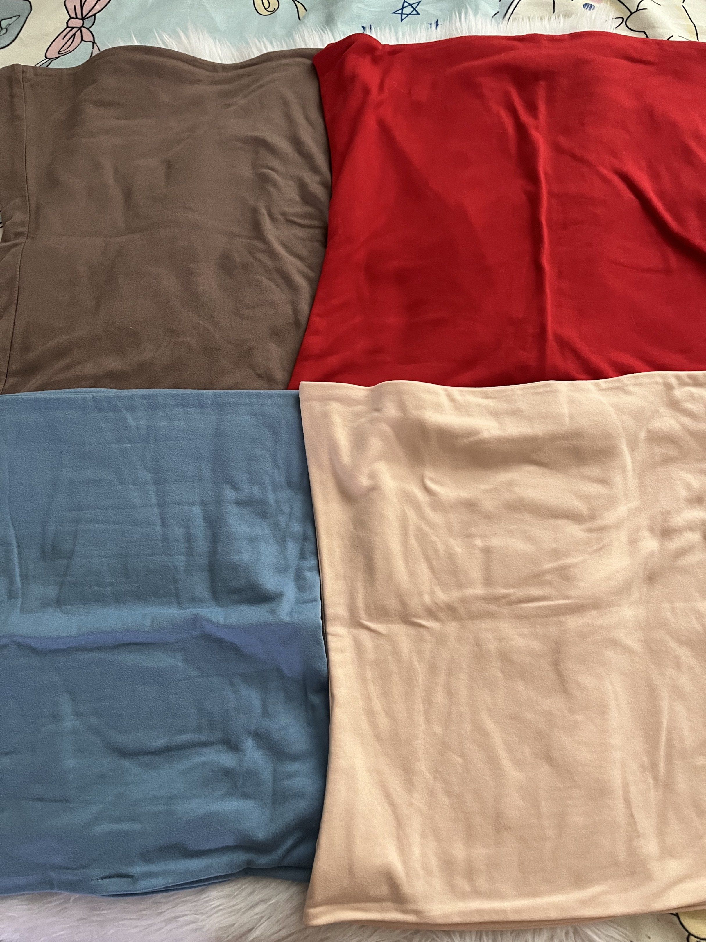 CLOTA Tube Tops - Assorted Colors (Category: Others Tops) located in Cavite. Submitted by shopmyclosette_ (Listing ID 1419601914, Image 1). Description: - Tube top set - Colors: Brown, Red, Blue, Beige - Material: Smooth and likely stretchy - SLIGHTLY NEGOTIABLE‼️‼️‼️.