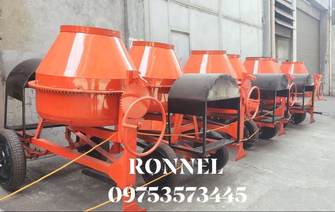 Concrete Mixer - Various Models Available (Category: Construction Tools & Equipment) located in Valenzuela. Submitted by ronnelpowertools (Listing ID 1419628189, Image 1). Description: Price - 40,000 ONE BAGGER CEMENT MIXER ✔✔✔ AVAILABLE : T - FRAME 40,000 A - FRAME 46,000 B - FRAME 47,000 Optional Addition of Low Speed Diesel Engine 12HP Price - 19,500 BRAND NEW‼️‼️ GOOD QUALITY ‼️‼️ HEAVY DUTY‼️‼️ ✅Original ✅Legit ✅Genuine ✅Authorized Supplier 
