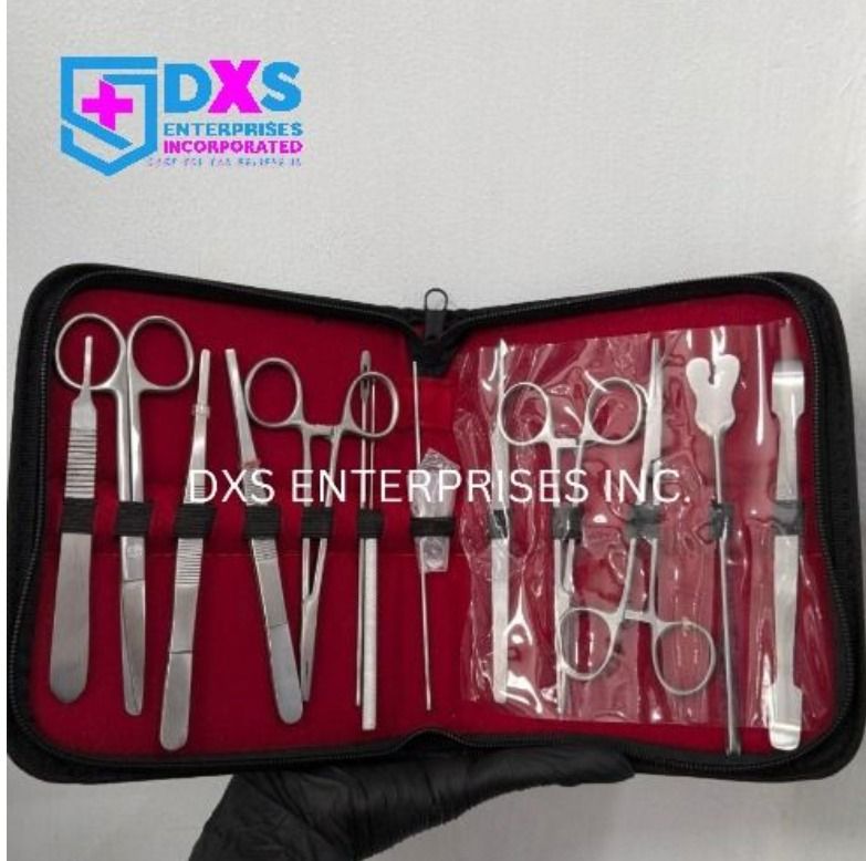 DISSECTING KIT (Category: Medical Supplies & Tools) located in Quezon City. Submitted by andrea_dxs (Listing ID 1419639522, Image 1). Description: WE ALSO ACCEPT BULK ORDERS “𝐃𝐗𝐒 𝐄𝐍𝐓𝐄𝐑𝐏𝐑𝐈𝐒𝐄𝐒 𝐈𝐍𝐂.” 𝘞𝘢𝘳𝘦𝘩𝘰𝘶𝘴𝘦 𝘈𝘥𝘥𝘳𝘦𝘴𝘴 : 18 REST HAVEN PROJ. 7 BRGY BUNGAD QUEZON CITY WE ACCEPT CASH ON DELIVERY/ CASH ON PICK UP/ GCASH AND BANK TRANSFER WE ARE OPEN DAILY MONDAY TO SATURDAY 9:00 AM TO 6:00 PM Kindly look for Ms. Andrea to