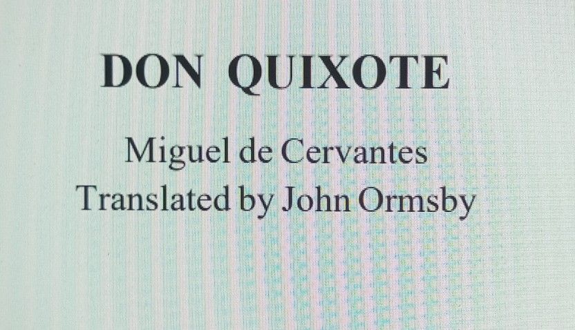 DON QUIXOTE (Category: Looking For) located in Batangas. Submitted by cprcrn88 (Listing ID 1419734765, Image 1). Description: E-book DON QUIXOTE.