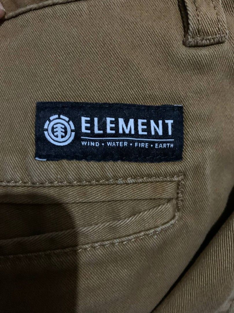 Element Shorts Size 34 (Category: Shorts) located in Goa. Submitted by j_thrifters_shop (Listing ID 1419775803, Image 3). Description: - Element shorts - Size 34 - Brown color - Button closure - Pockets - Element logo on back pocket and waistband - Dimensions: Length 21", Waist 36", Leg Opening 9.5" - Made in China all details pic Already posted❗❗ - click the First Photo for Details -free sticker -shipping every weekend MOP: Gcash#09661308878 Jas