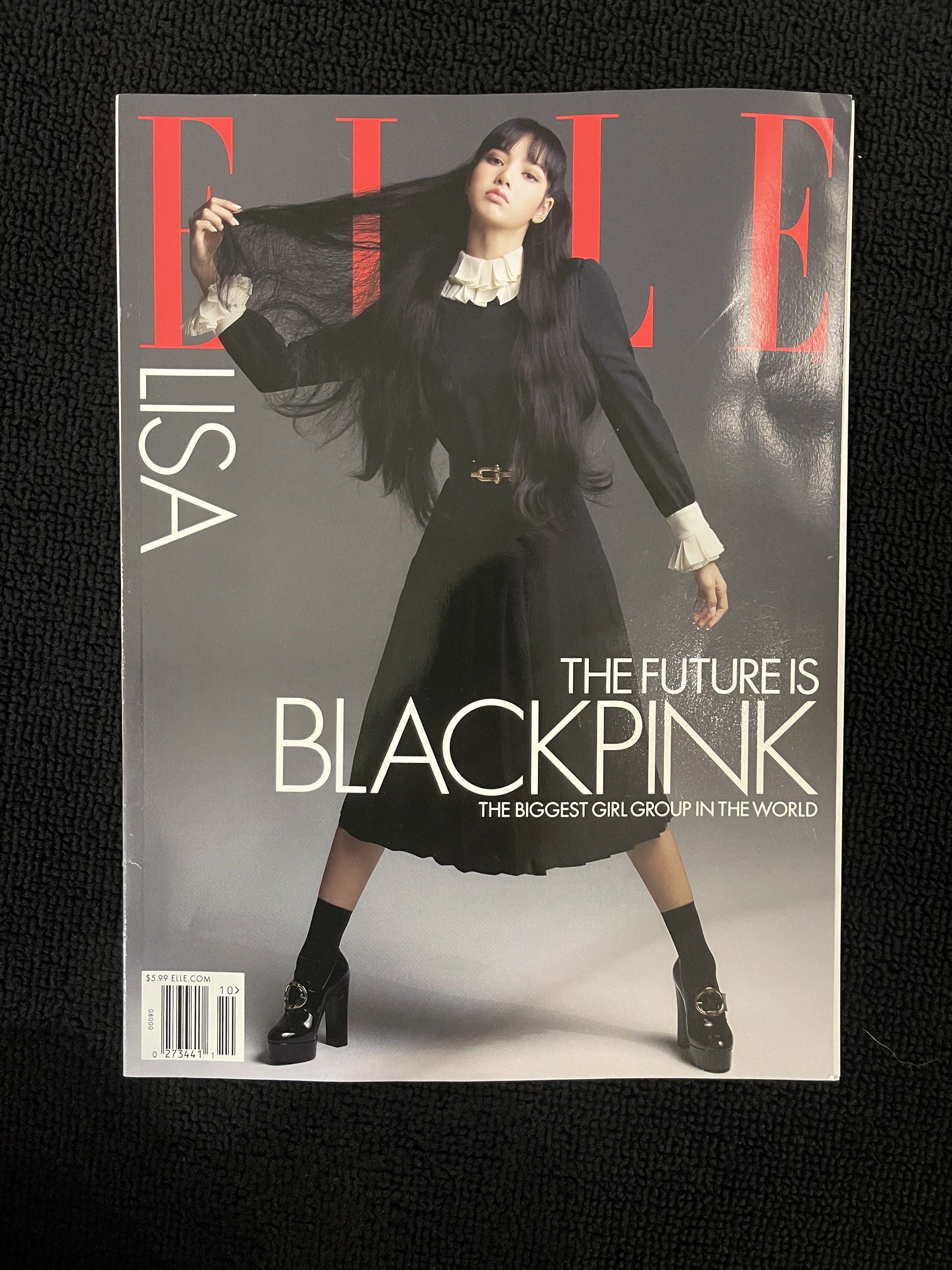 ELLE Magazine LISA cover (Category: Magazines) located in Quezon City. Submitted by SuperStarSellingP (Listing ID 1419749450, Image 1). Description: Elle October 2020 Blackpink.
