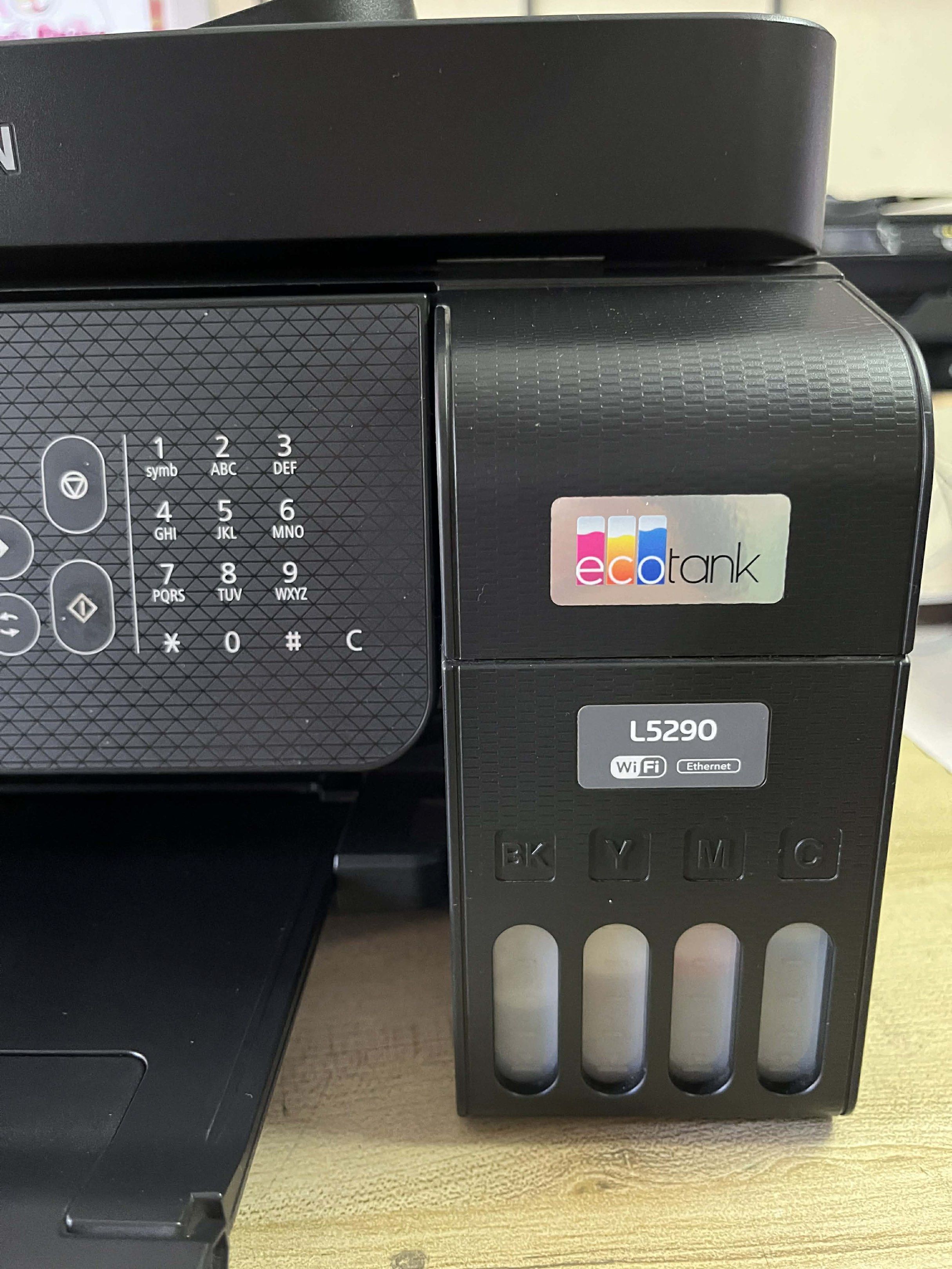 EPSON L5290 ALL IN 1 PRINTER (Category: Printers, Scanners & Copiers) located in Manila. Submitted by swatchandslayph (Listing ID 1419604369, Image 2). Description: EPS0N L5290 ALL IN 1 PRINTER 8,500 No issue Print up to legal size Scan up to legal size Xerox up to legal size with ADF WIFI ( pwede iconnect sa CP ) BORDERLESS Ready to use ‎with original ink inside ‎with USB cord & power cord ‎with 3 months service warranty Paki dala na po yung lap